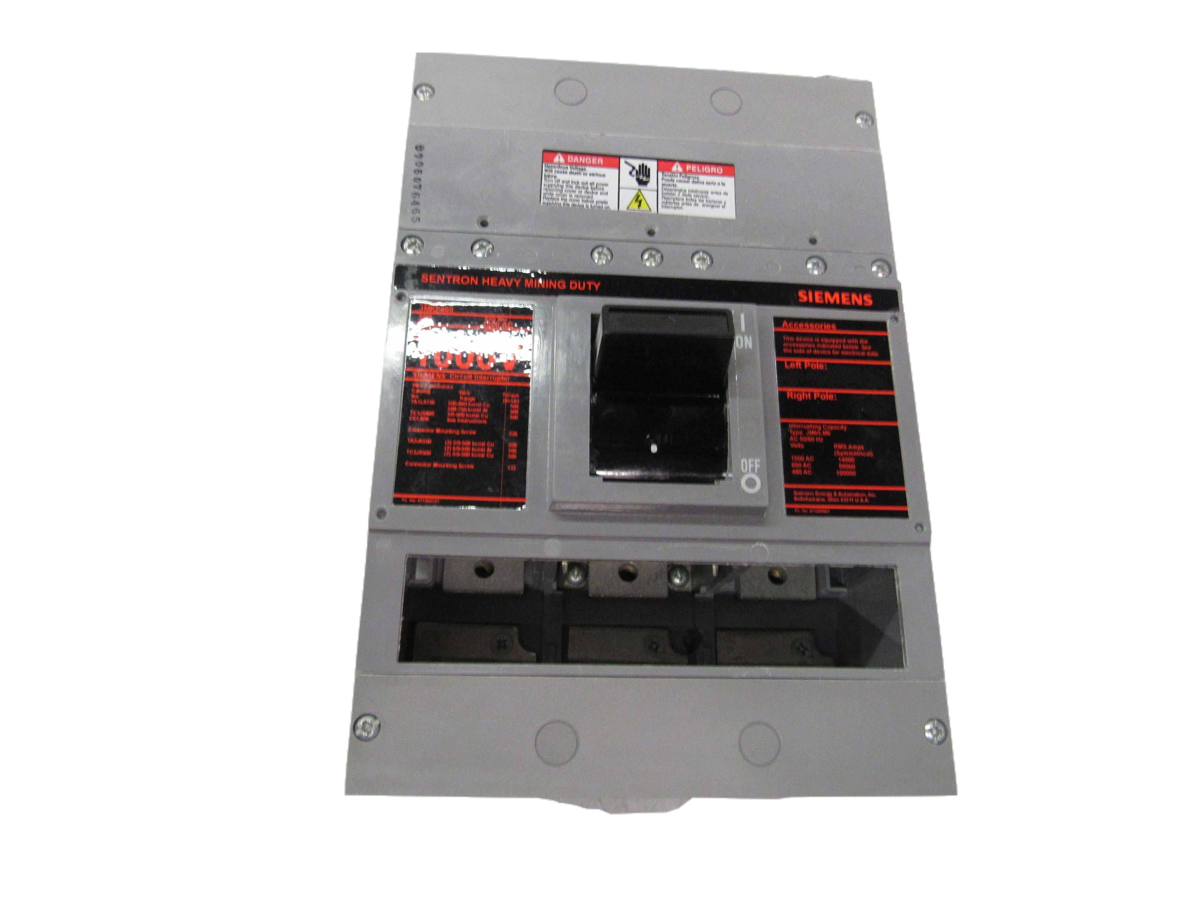 Siemens JMKF400 Molded Case Breakers (MCCBs)