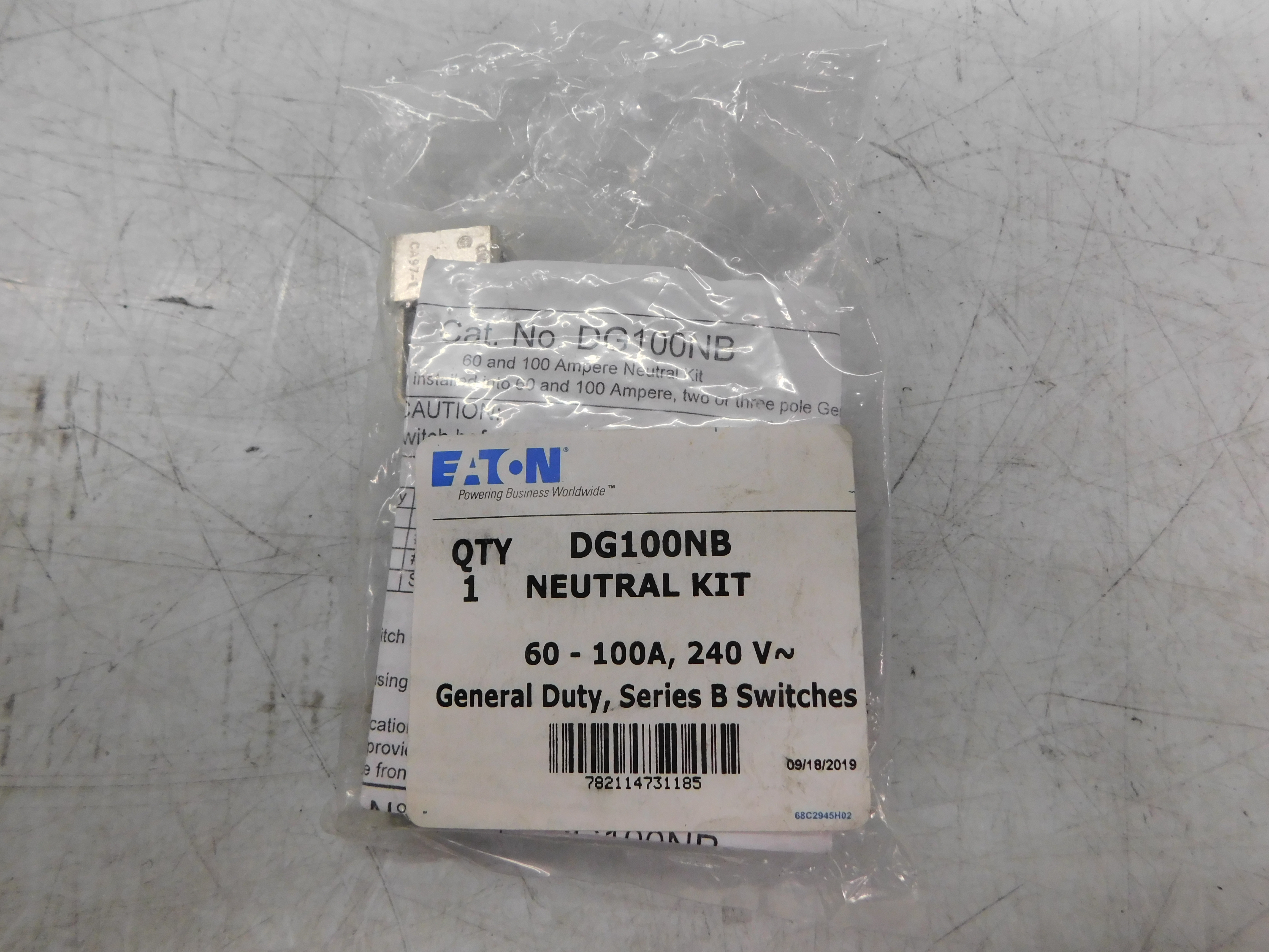 Eaton DG100NB Switch Accessories