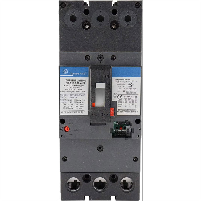 GENERAL ELECTRIC SFHA36AT0250 Molded Case Breakers (MCCBs)