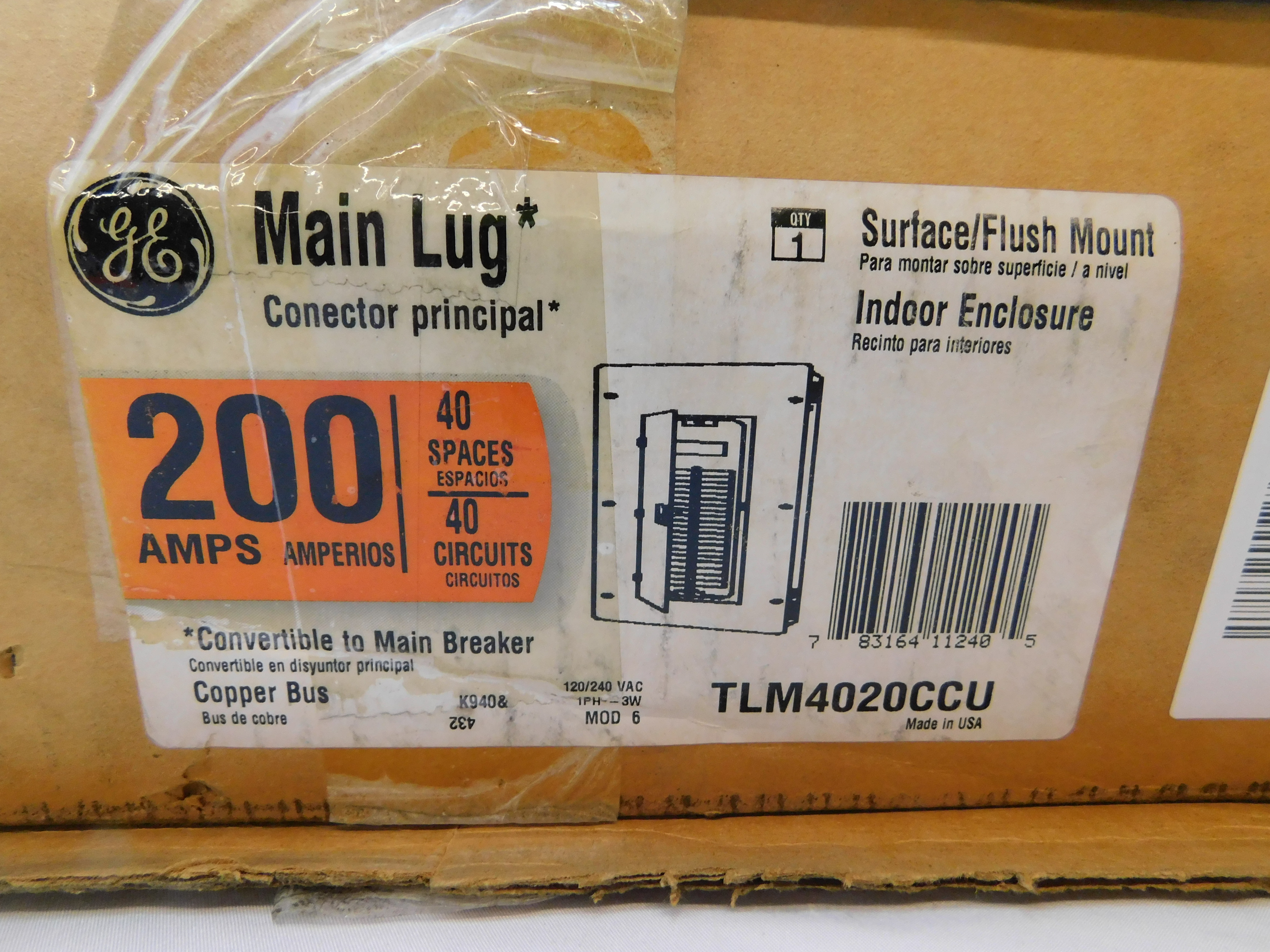 GE TLM4020CCU Loadcenters and Panelboards