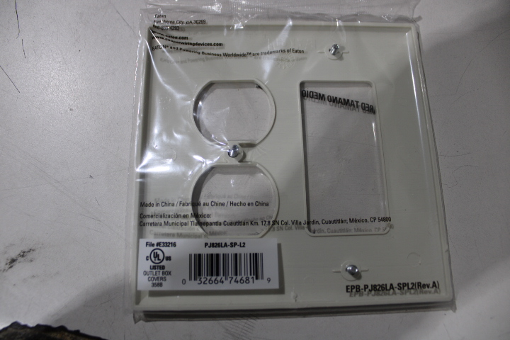 Eaton PJ826LA-SP-L2 Wallplates and Switch Accessories