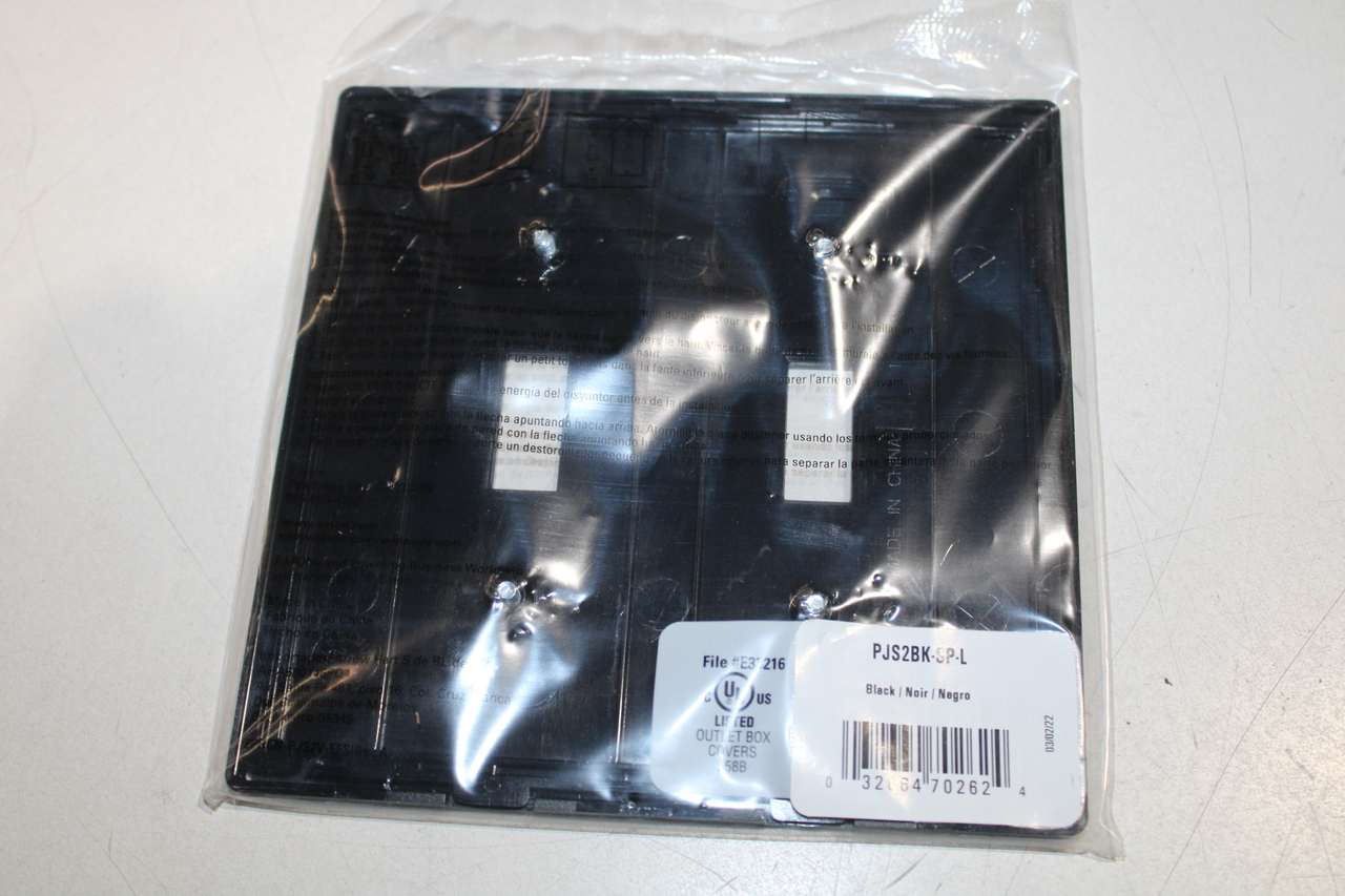 Eaton PJS2BK-SP-L Wallplates and Switch Accessories