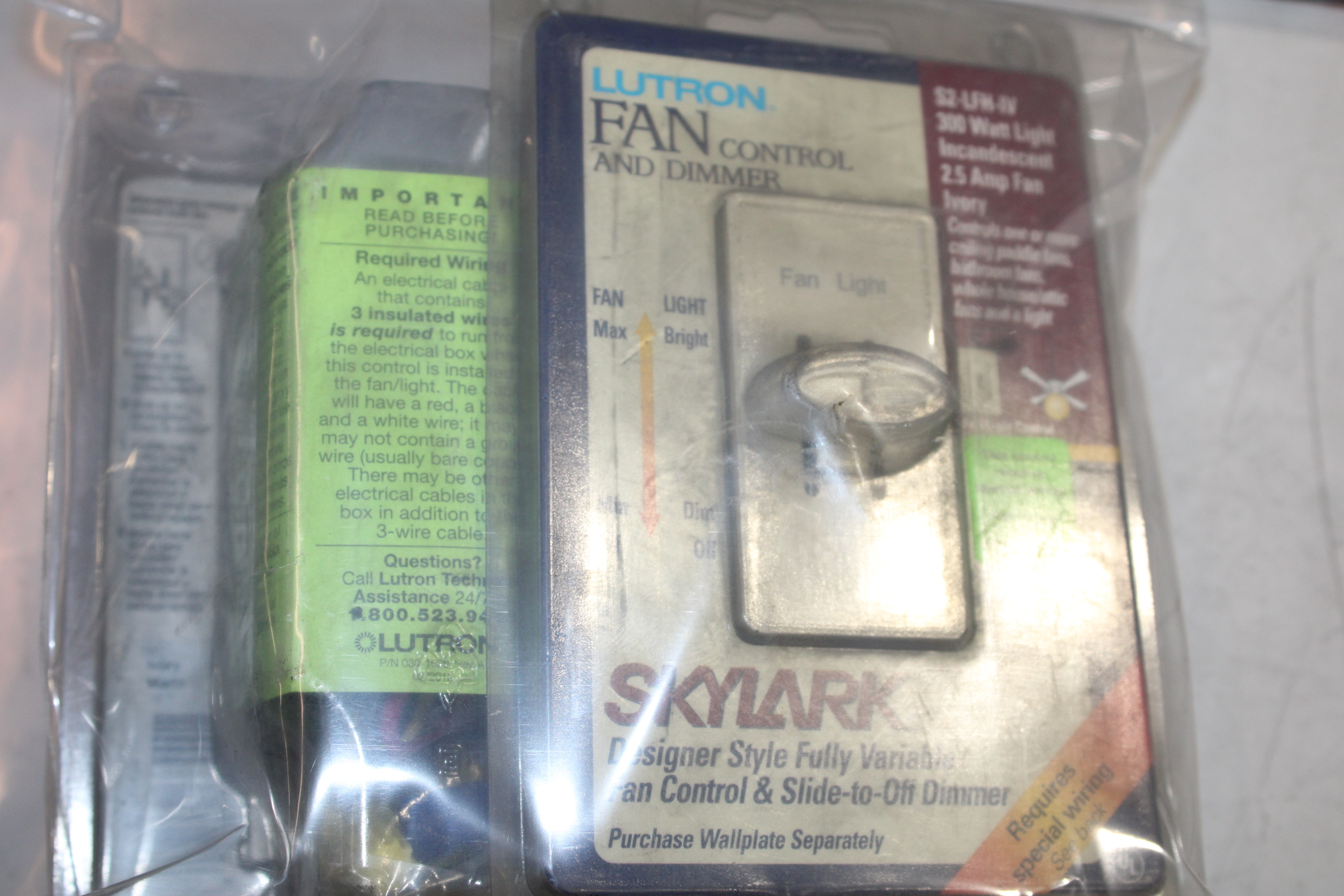 Lutron S2-LFH-IV Duct Fans and Accessories