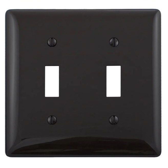 Hubbell NP2BK Wallplates and Accessories