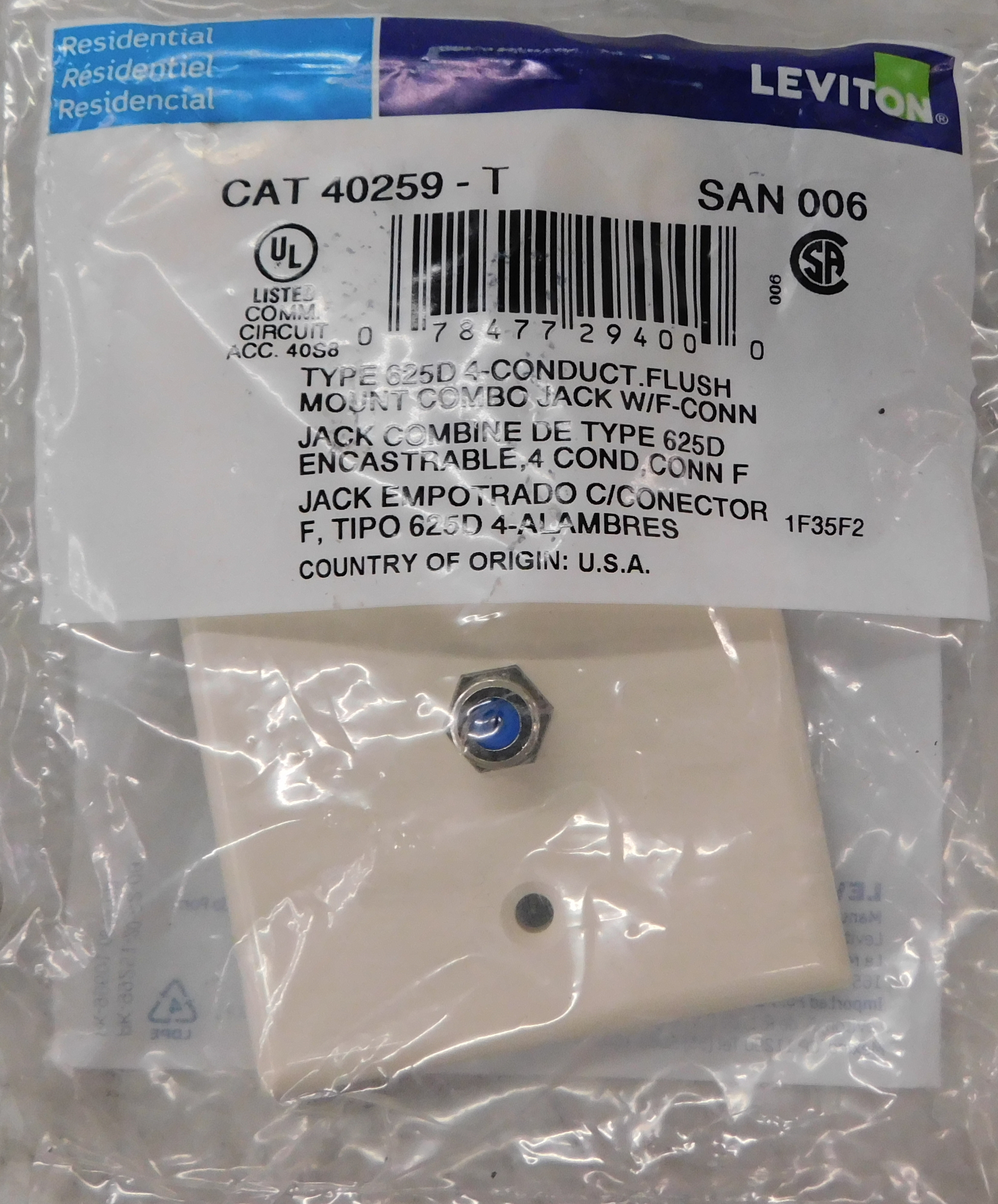 Leviton 40259-T Misc. Cable and Wire Accessories