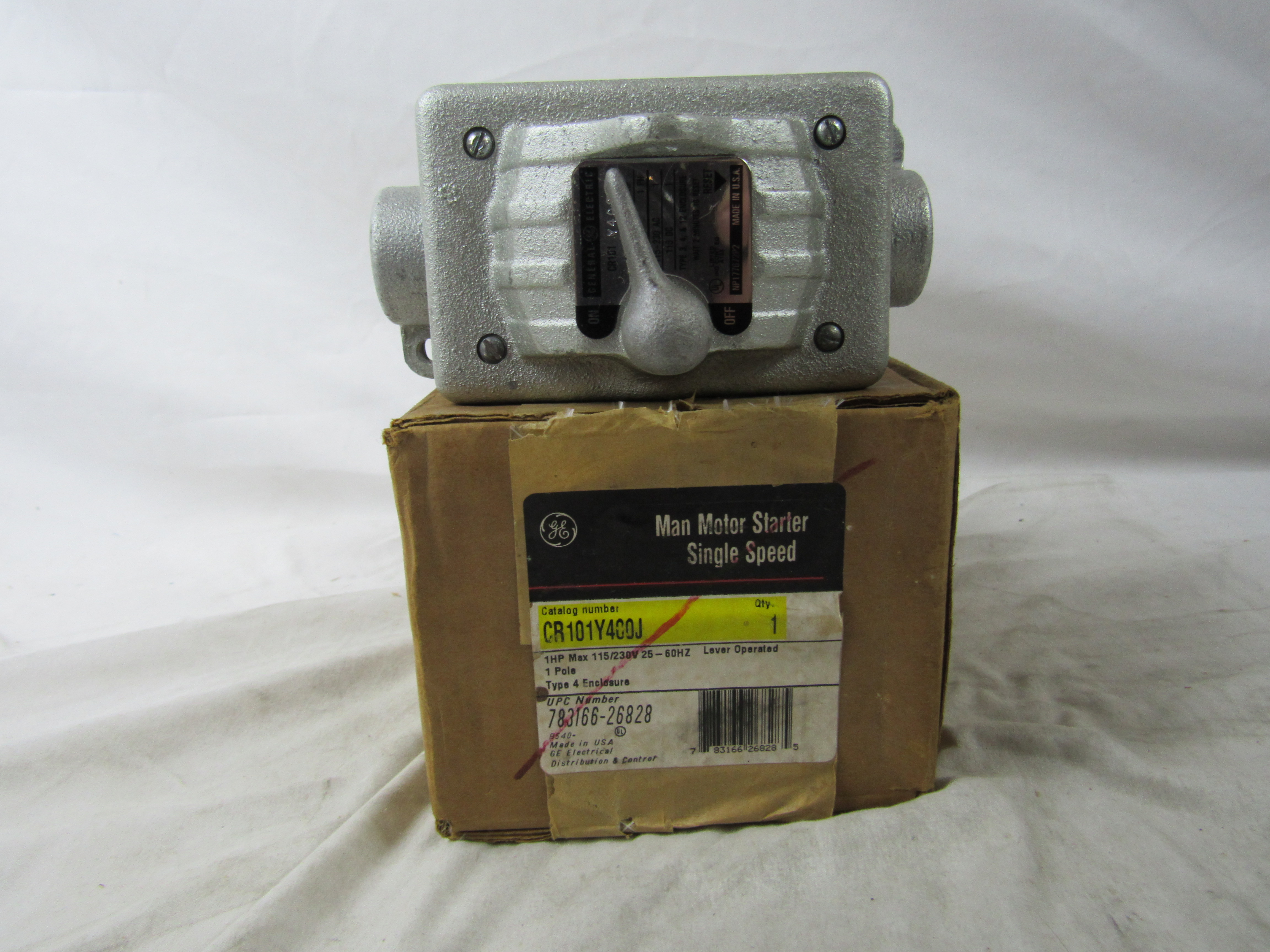 GE CR101Y400J Manual Starters