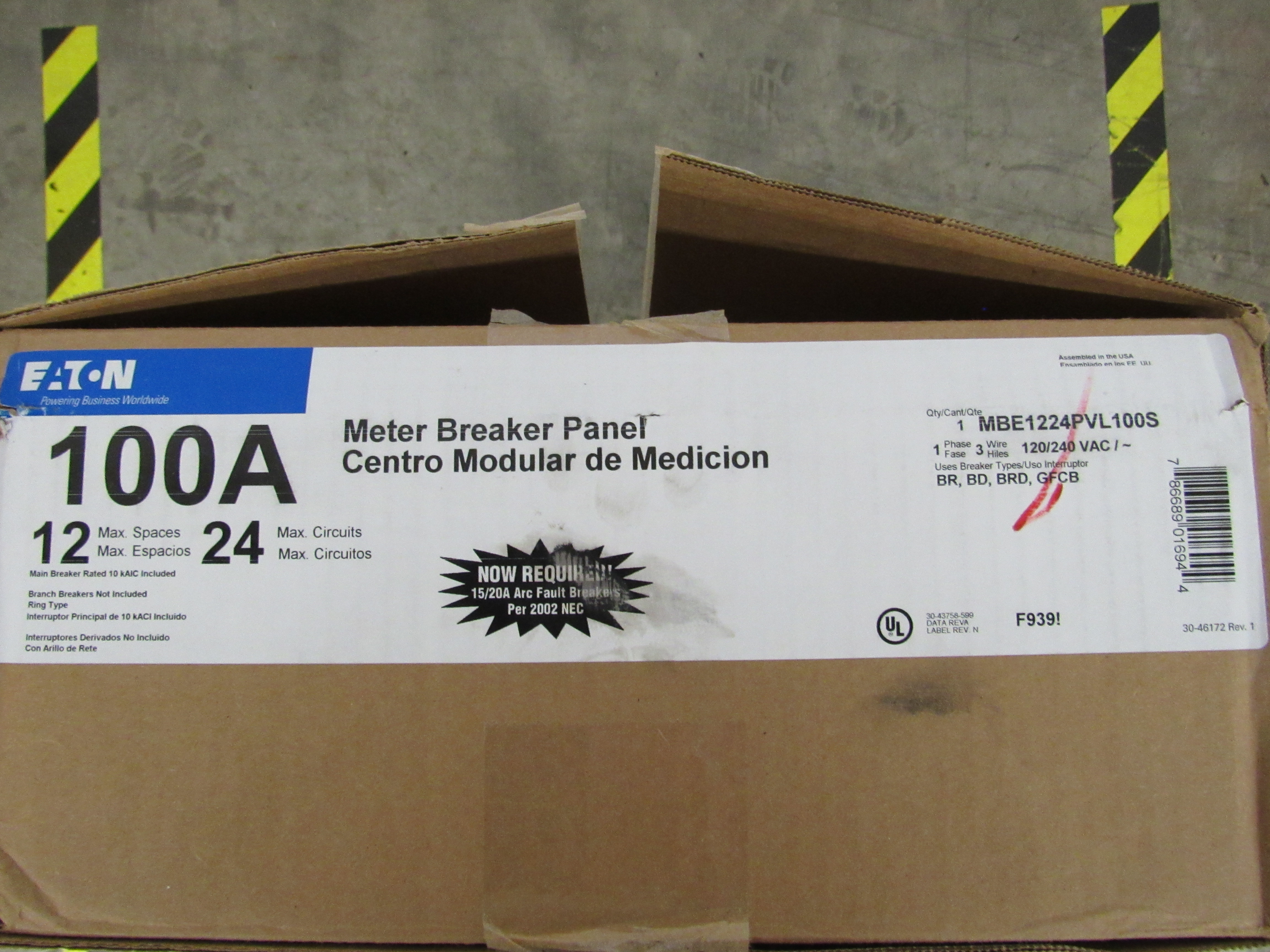 Eaton MBE1224PVL100S Meter Sockets