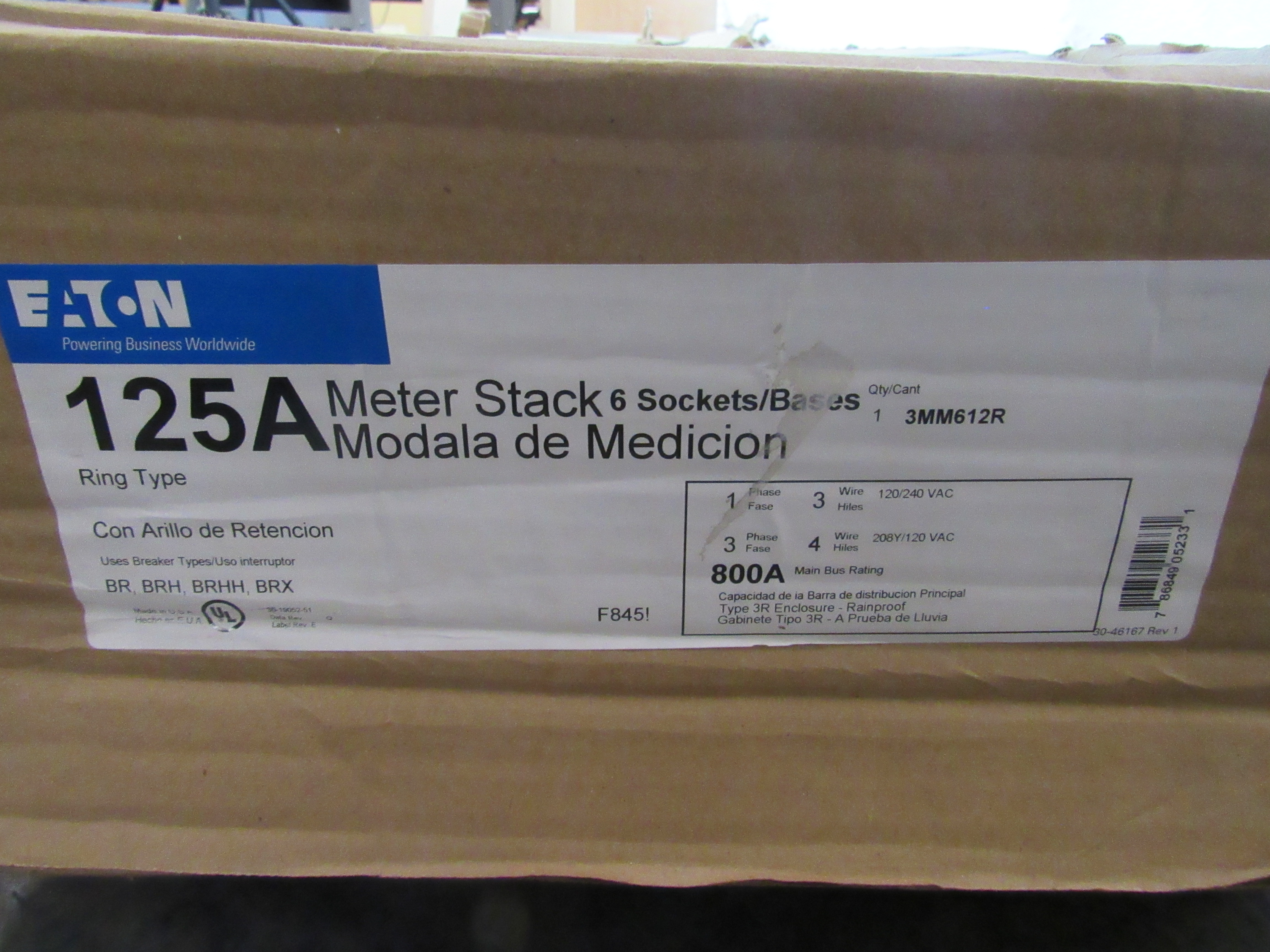 Eaton 3MM612R Meter Stack Module