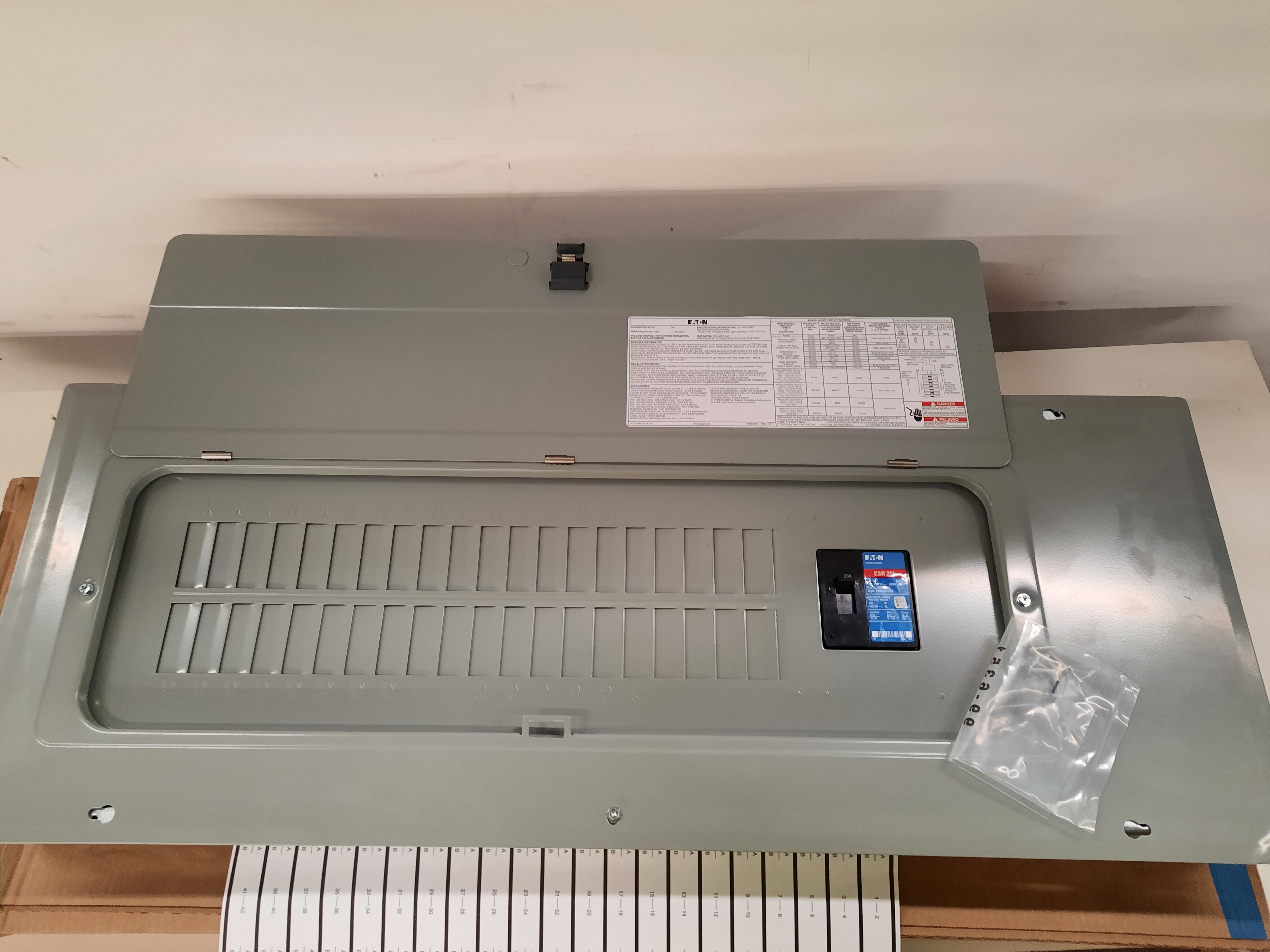 Eaton BRP40B200 Load Center (Aesthetic Defect)