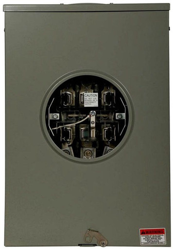 Eaton 1007670ECH Meter Sockets Ringless 200A 600V 50/60Hz 3Ph 4Wire 7Jaws EA NEMA 3R