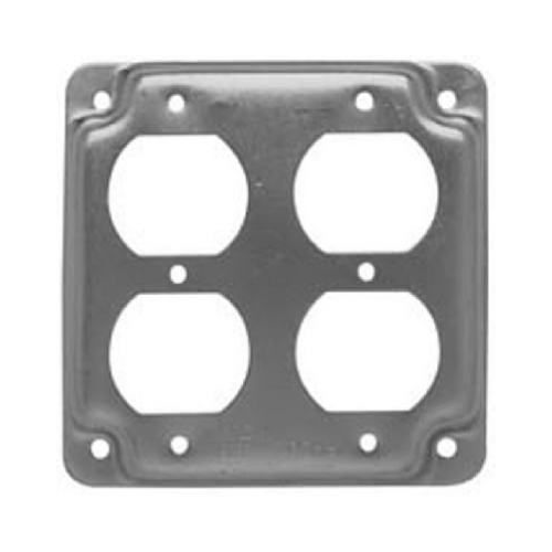 RACO 907C Electrical Square Outlet Box Exposed Work Surface Cover RACO 907C Electrical Square Outlet Box Exposed Work Surface Cover