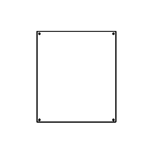 B-Line AWF2424P Enclosure Back Panel