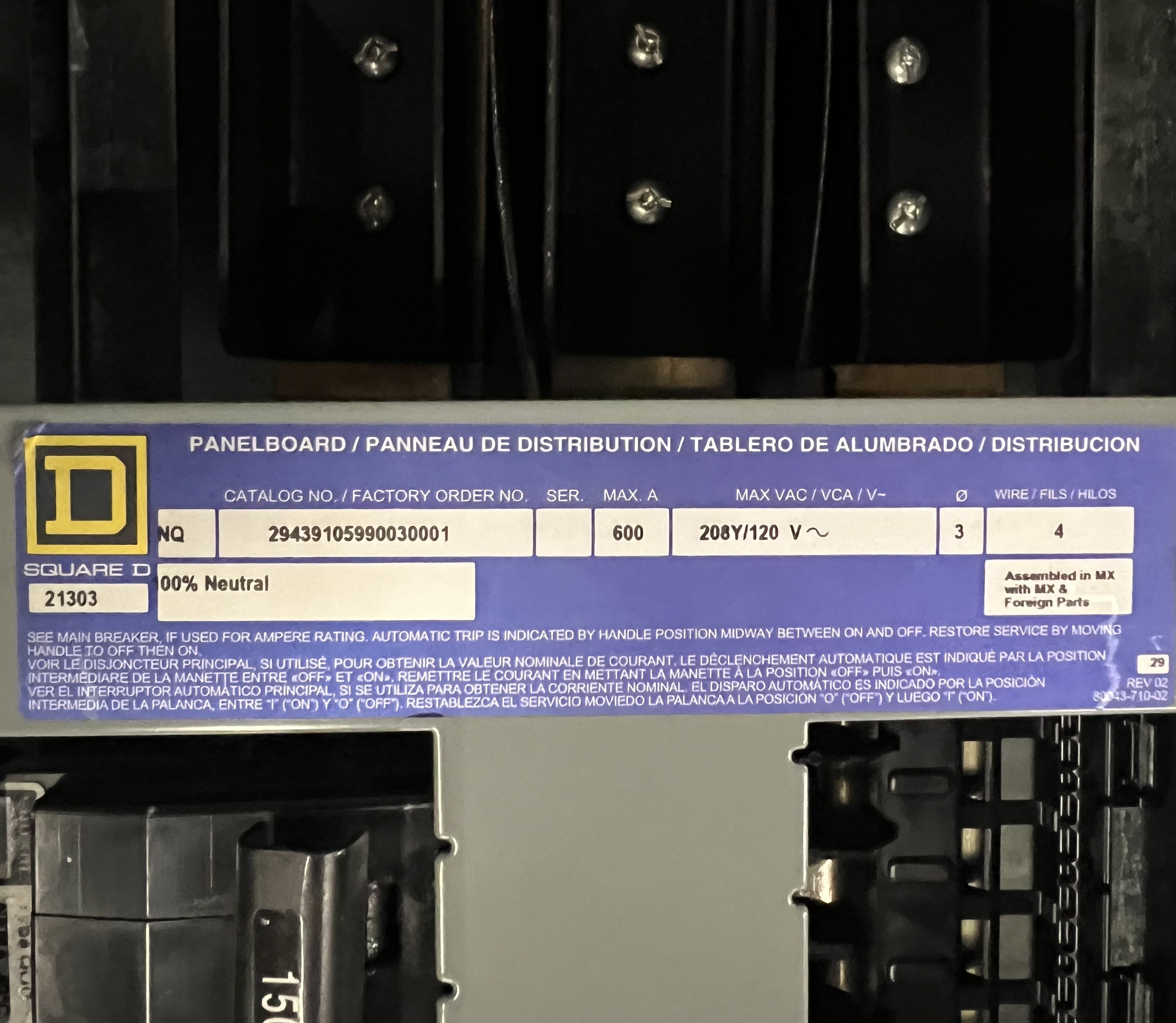 Square D 29439105990030001 Loadcenters and Panelboards (Repackaged)