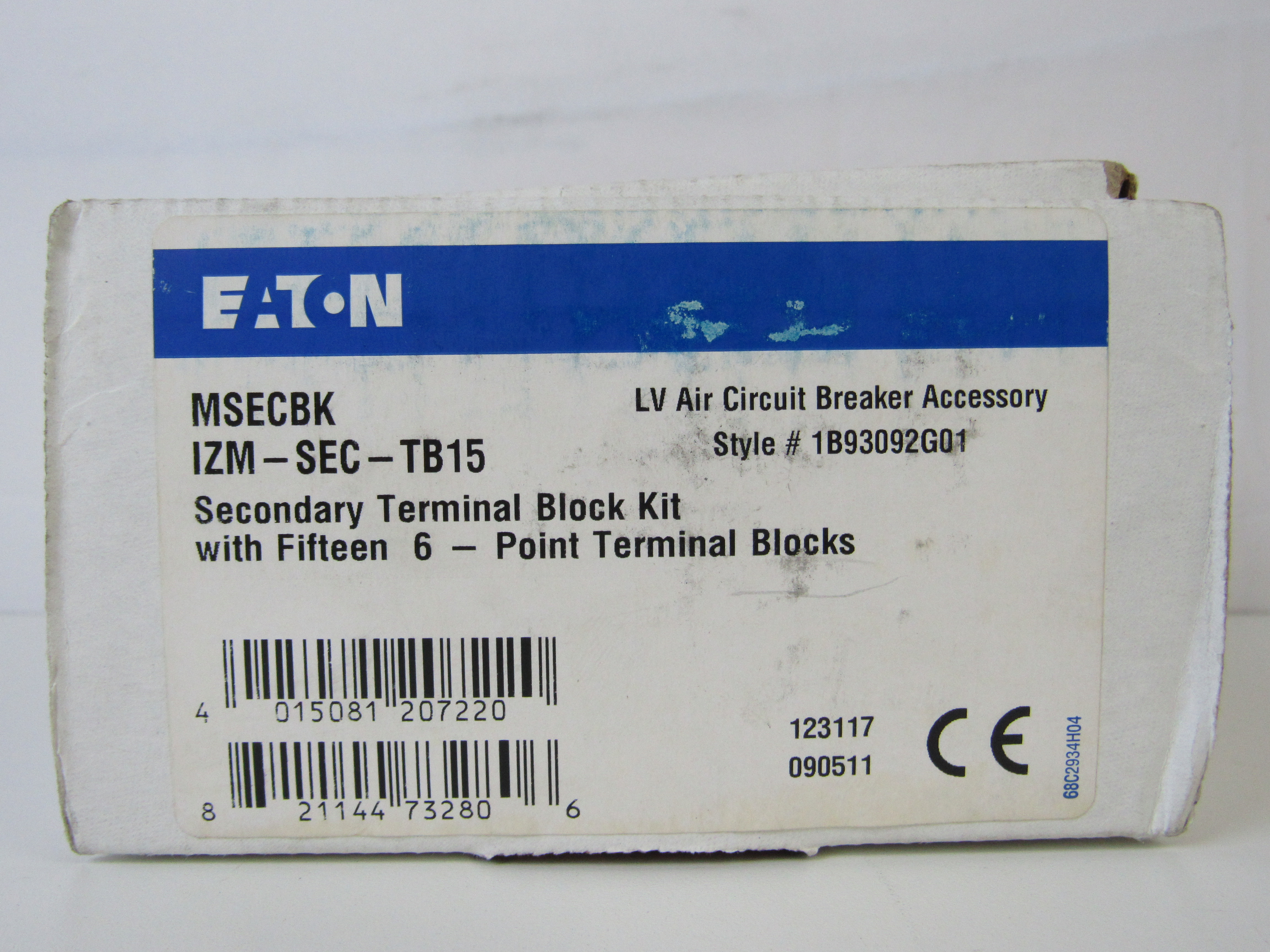Eaton MSECBK Terminal Blocks