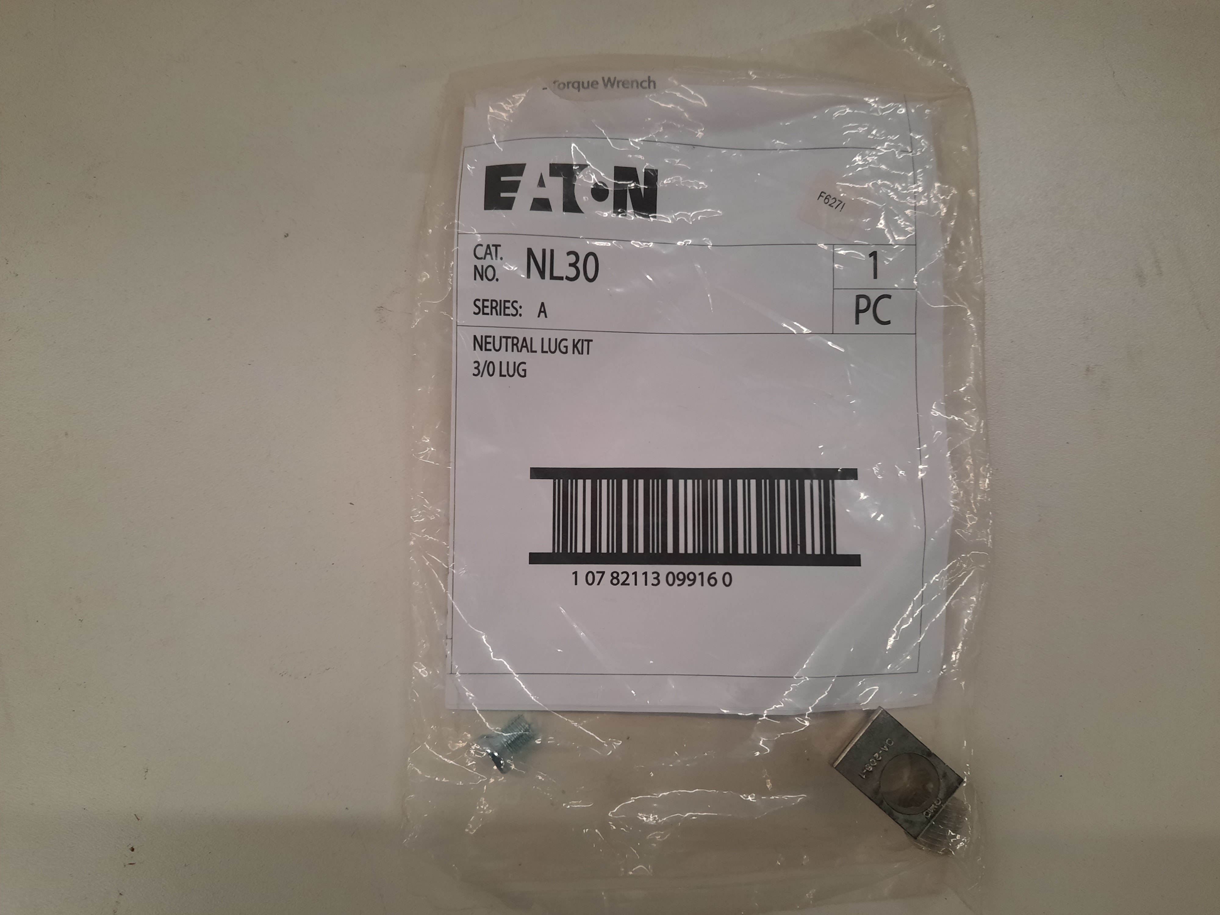 Eaton NL30 Load Center Ground/Neutral Lug