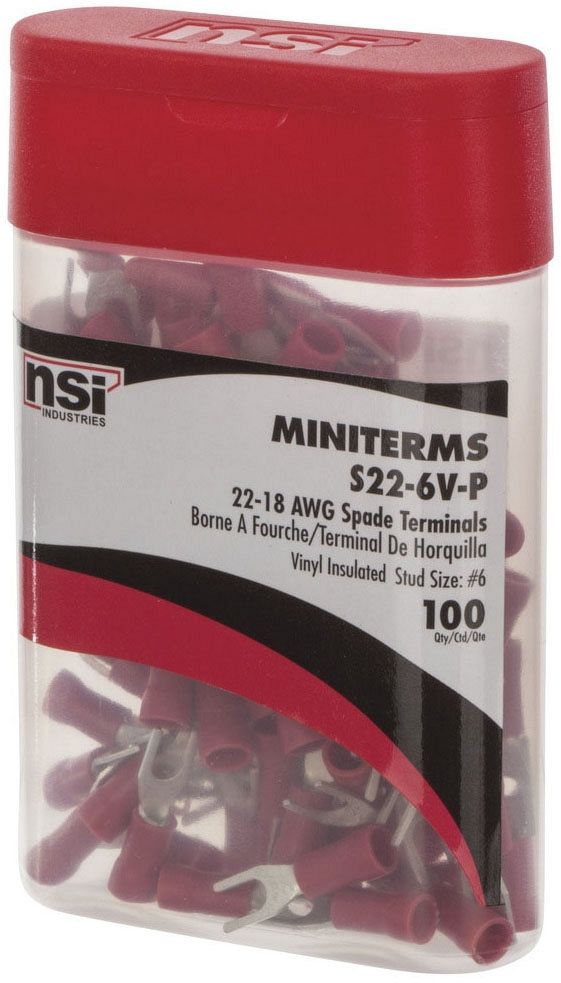 NSi Industries S22-6V-P Spade Terminal