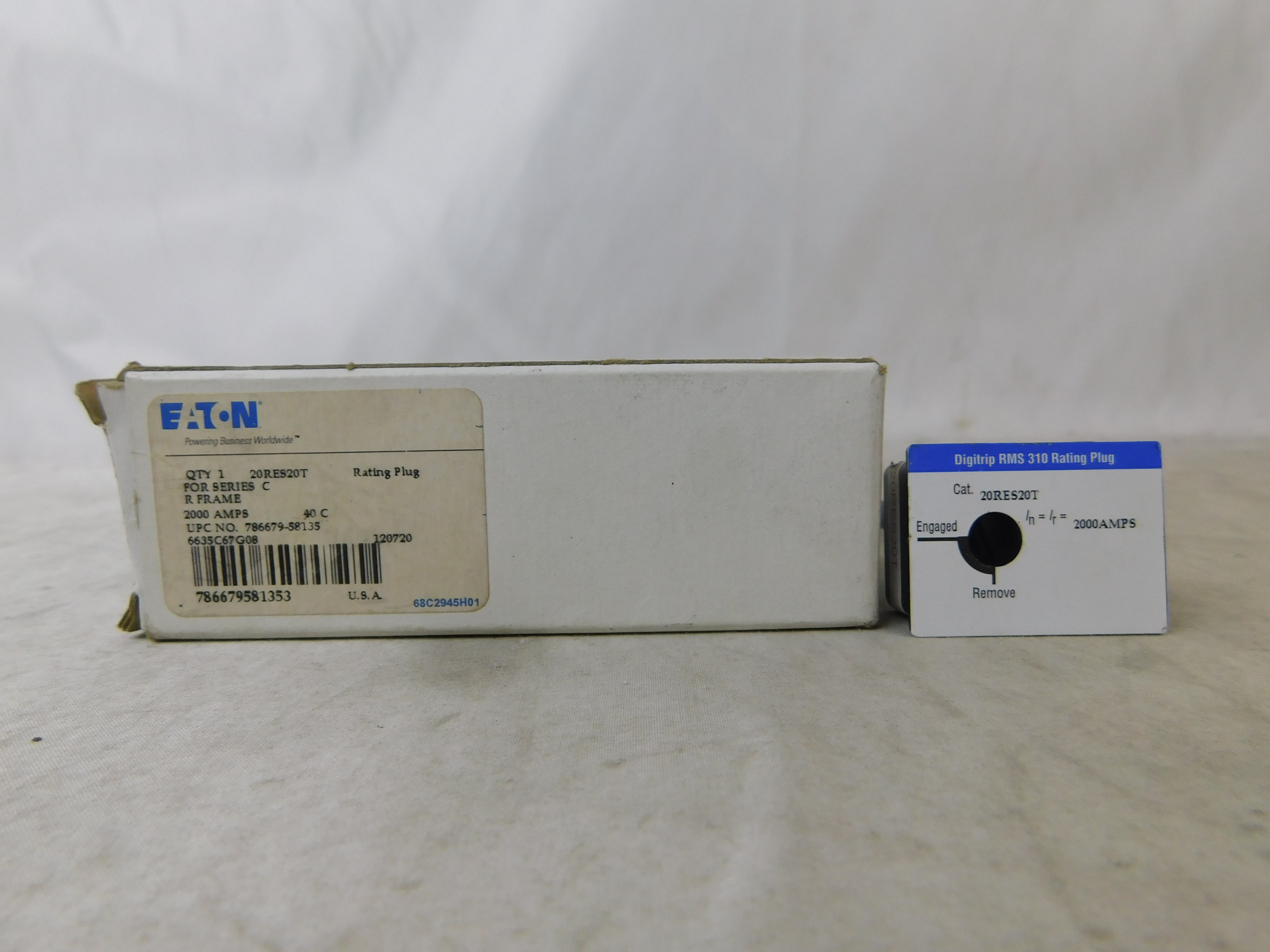 Eaton 20RES20T Circuit Breaker Rating Plug