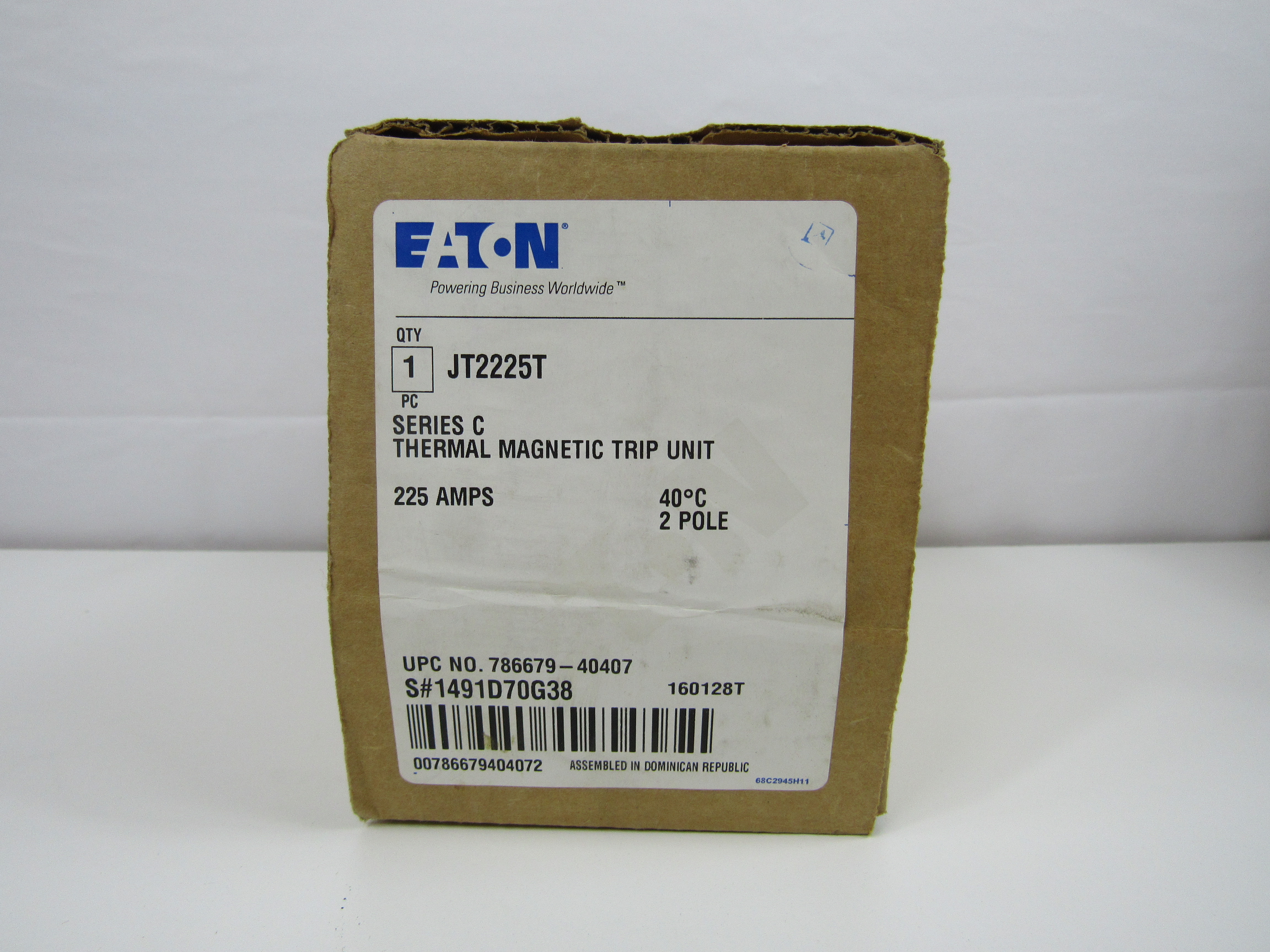 Eaton JT2225T Molded Case Breakers (MCCBs)