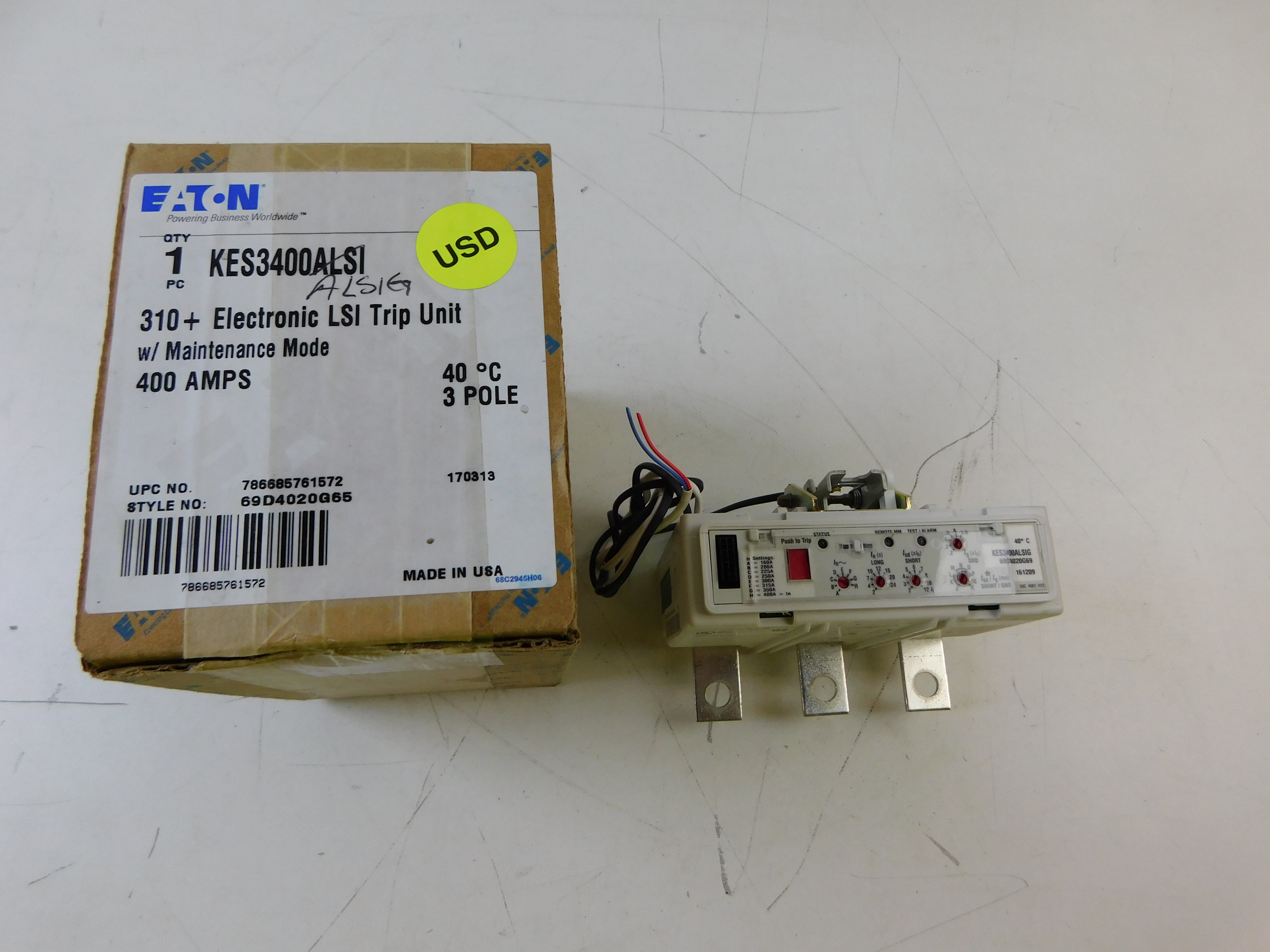 Eaton KES3400ALSIG Trip Units (Used)