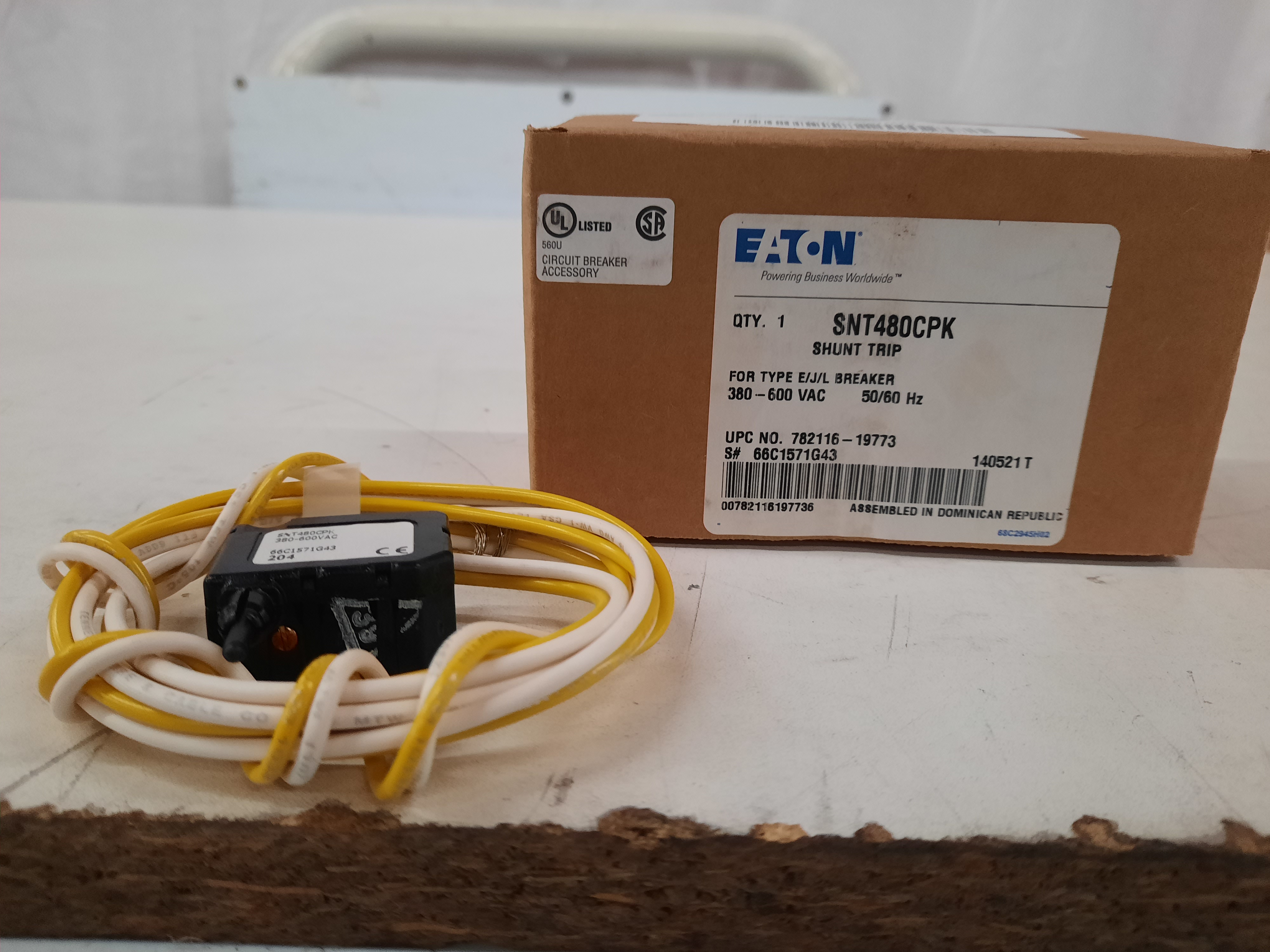 Eaton SNT480CPK Trip Unit/UVR/Shunt Trip Accessories 600V 50/60Hz