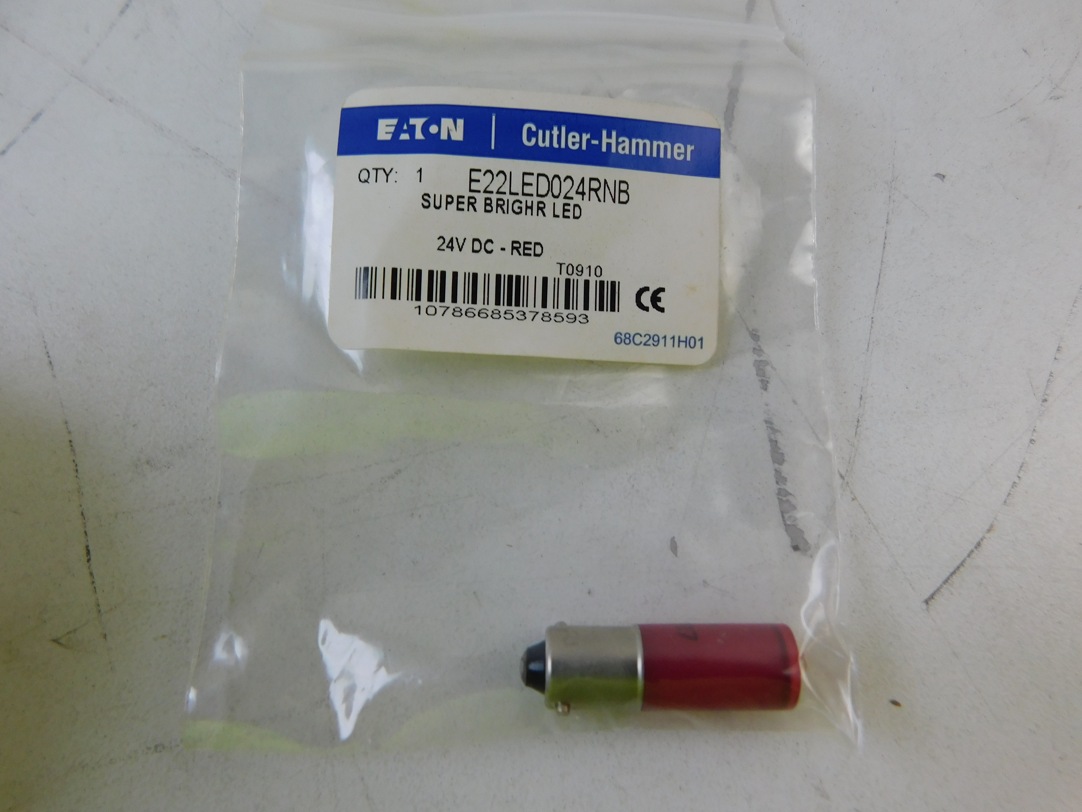 Eaton E22LED024RNB Pushbutton Lamp