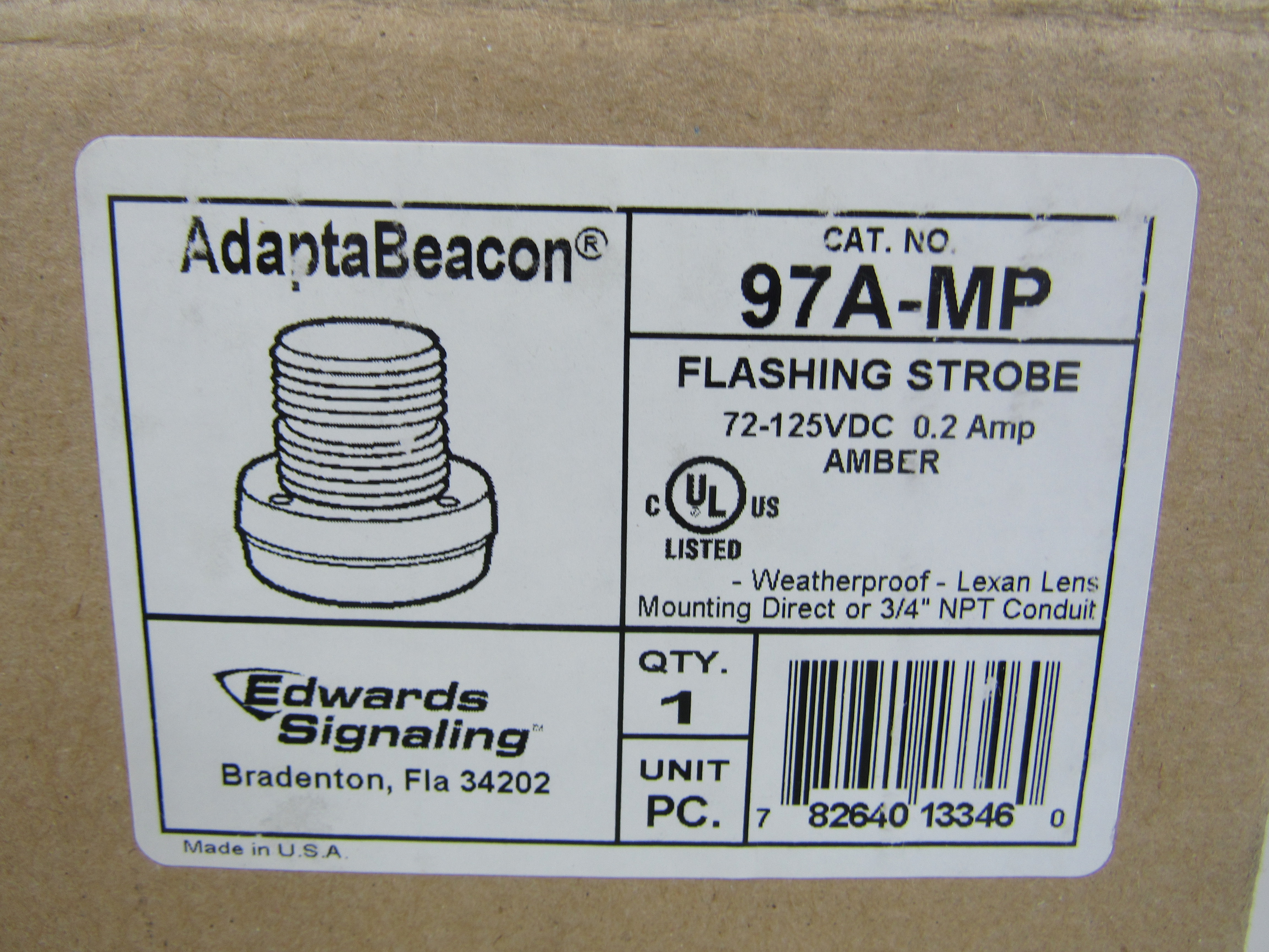 Edwards Signaling 97A-MP Strobe Beacon