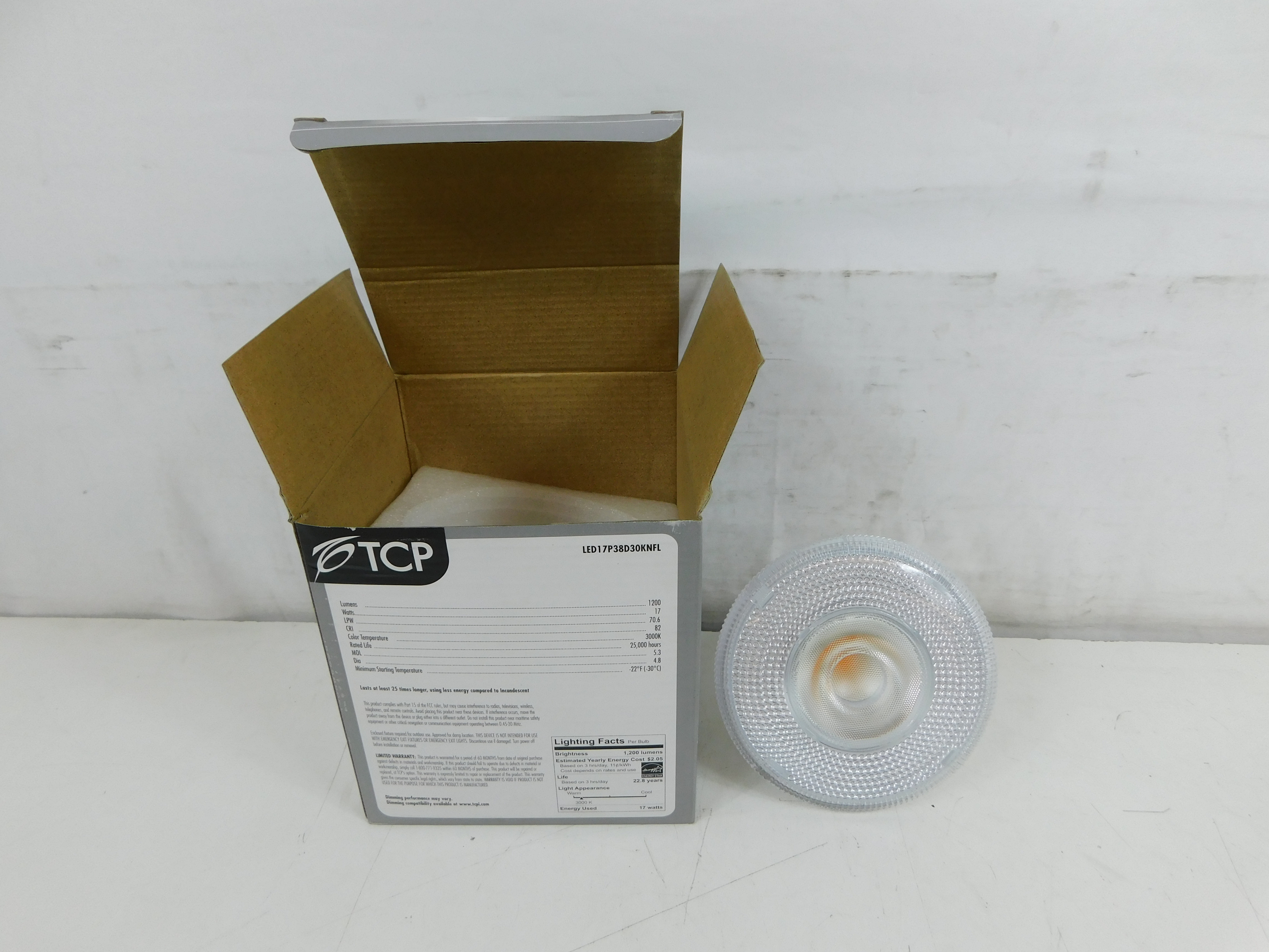 TCP Lighting LED17P38D30KNFL LED Bulbs