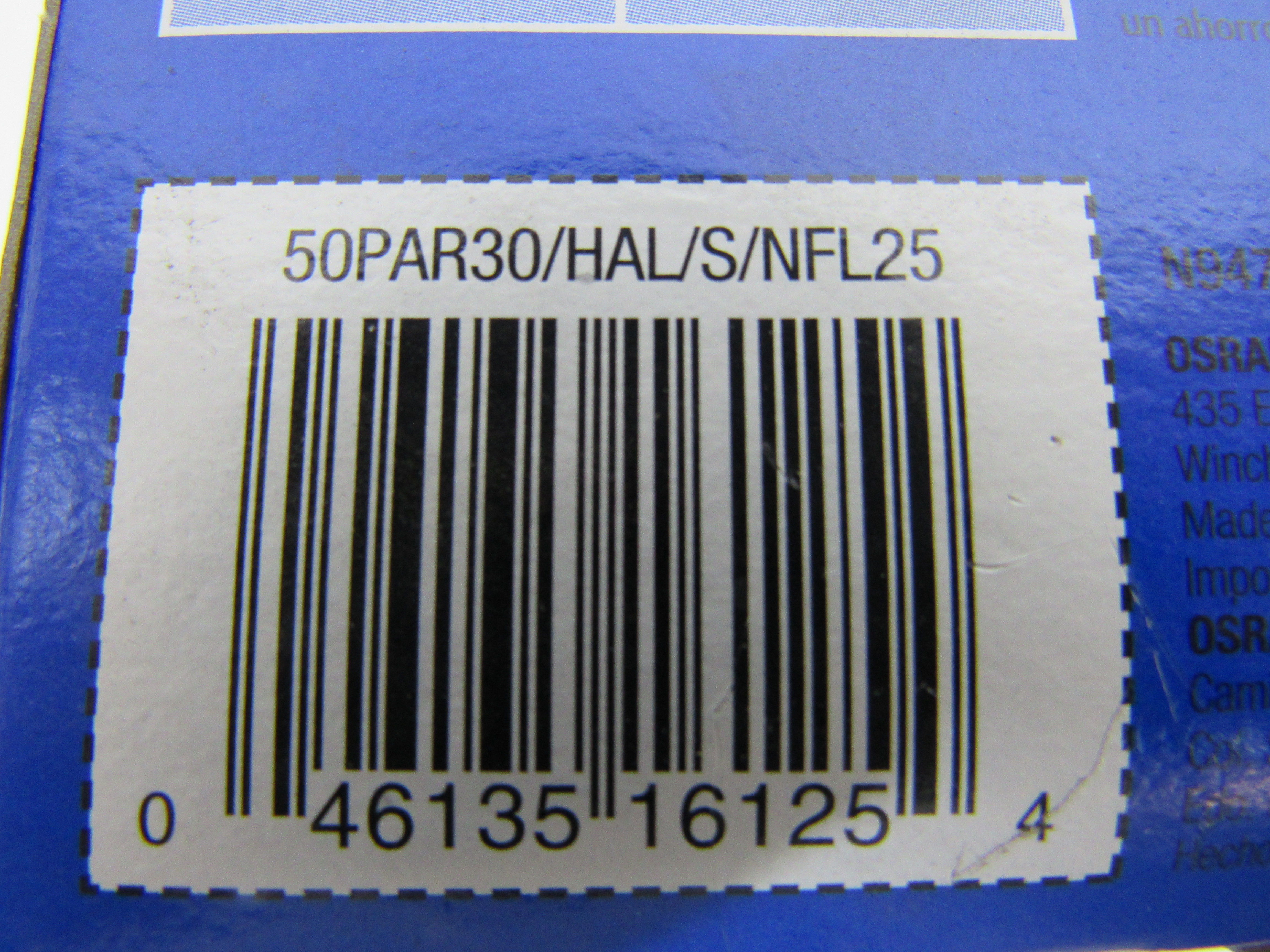 Sylvania 50PAR30/HAL/S/NFL25 Miniature and Specialty Bulbs