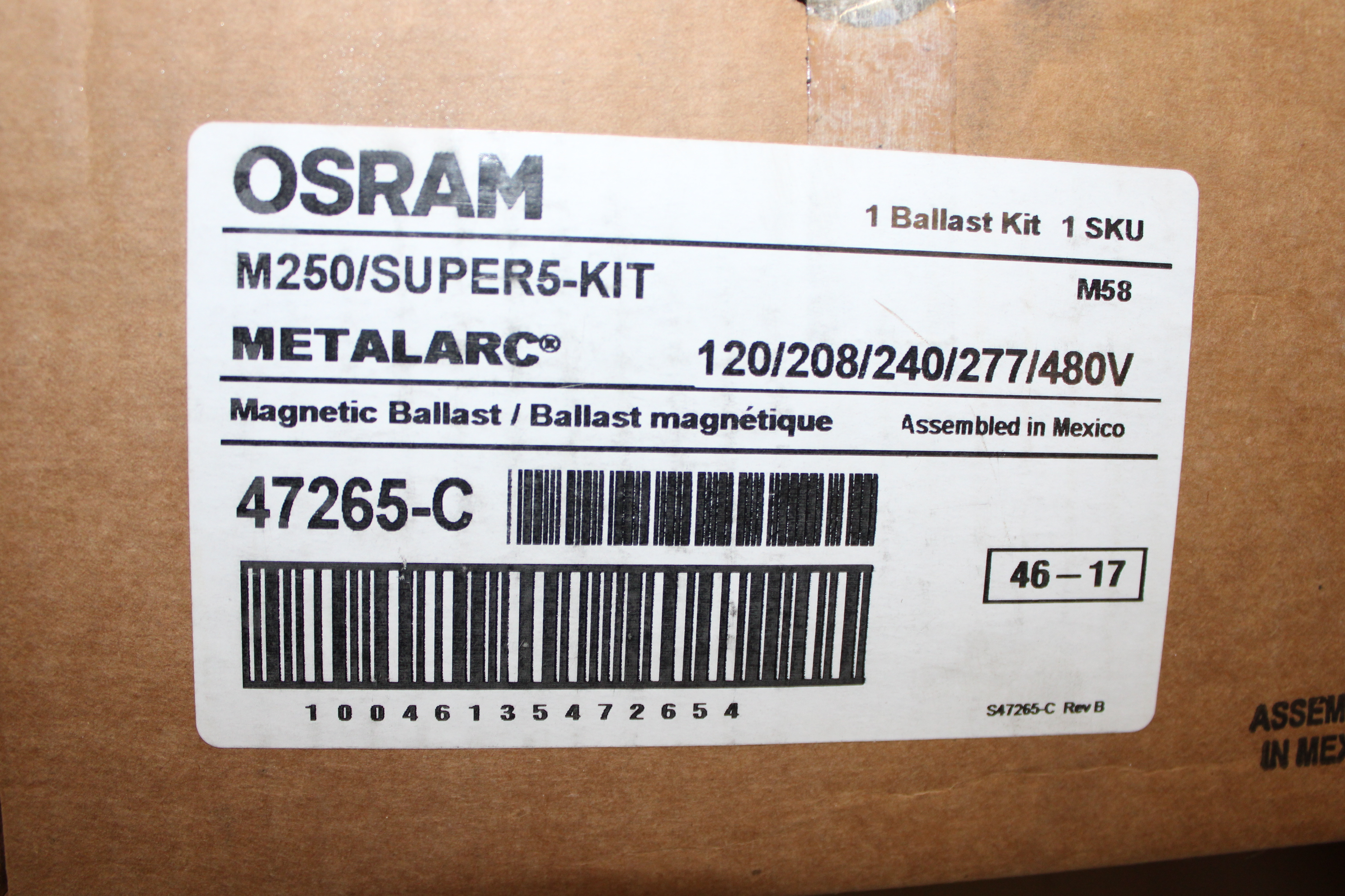 Sylvania M250/SUPER5-KIT Bulb/Ballast/Driver Accessories EA