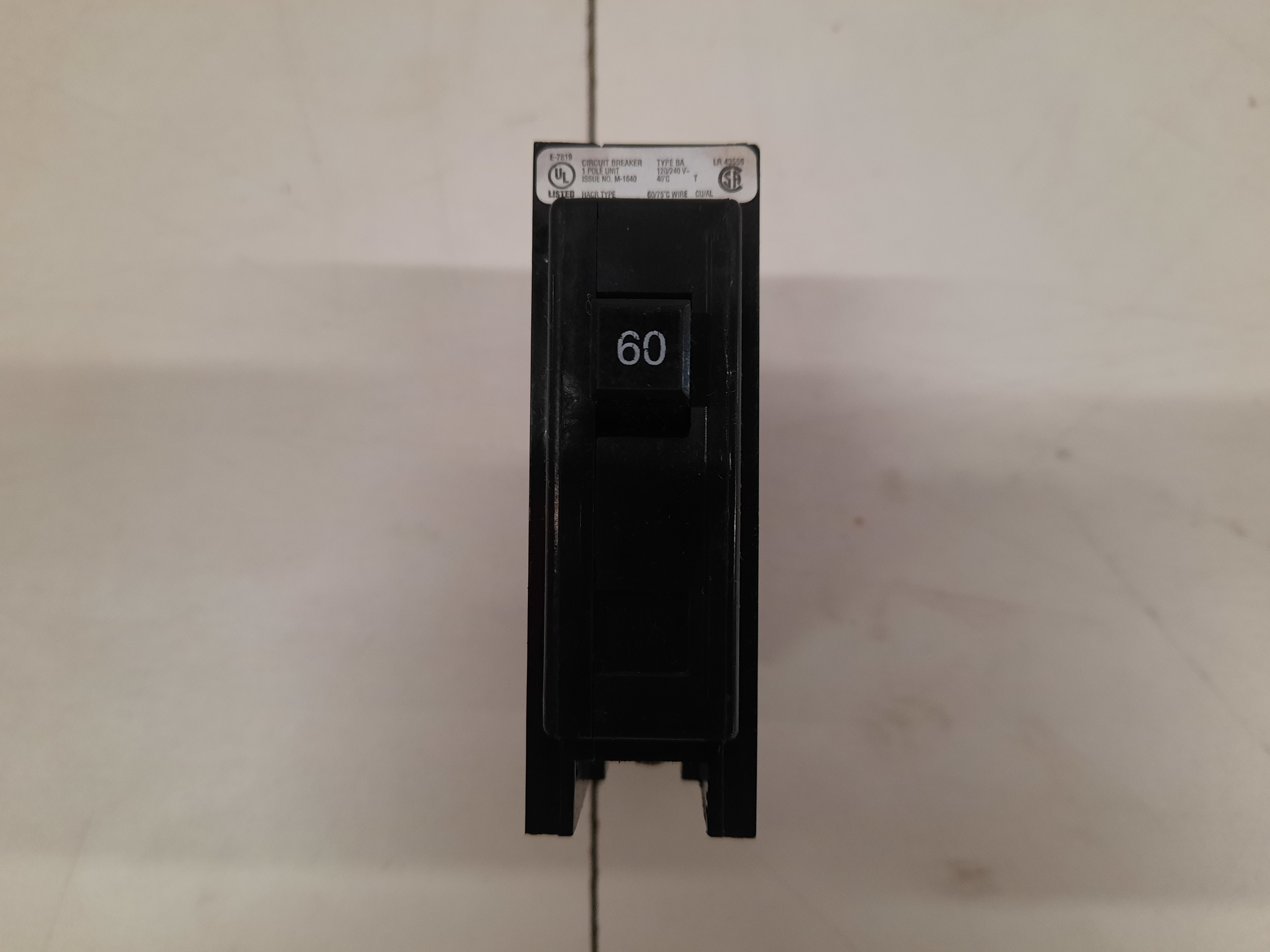 Eaton BAB1060 Circuit Breaker