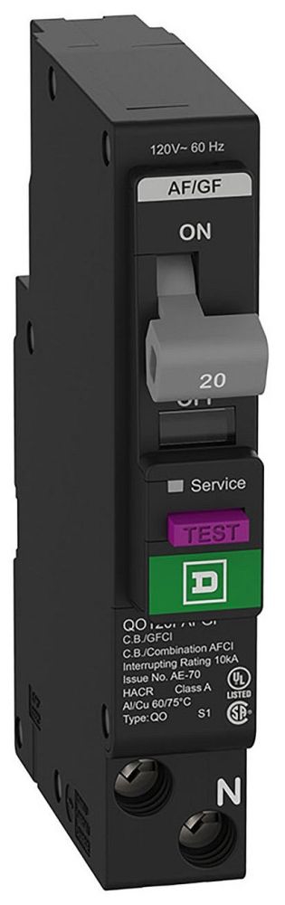 Square D QO120PAFGF Miniature Circuit Breakers (MCBs)