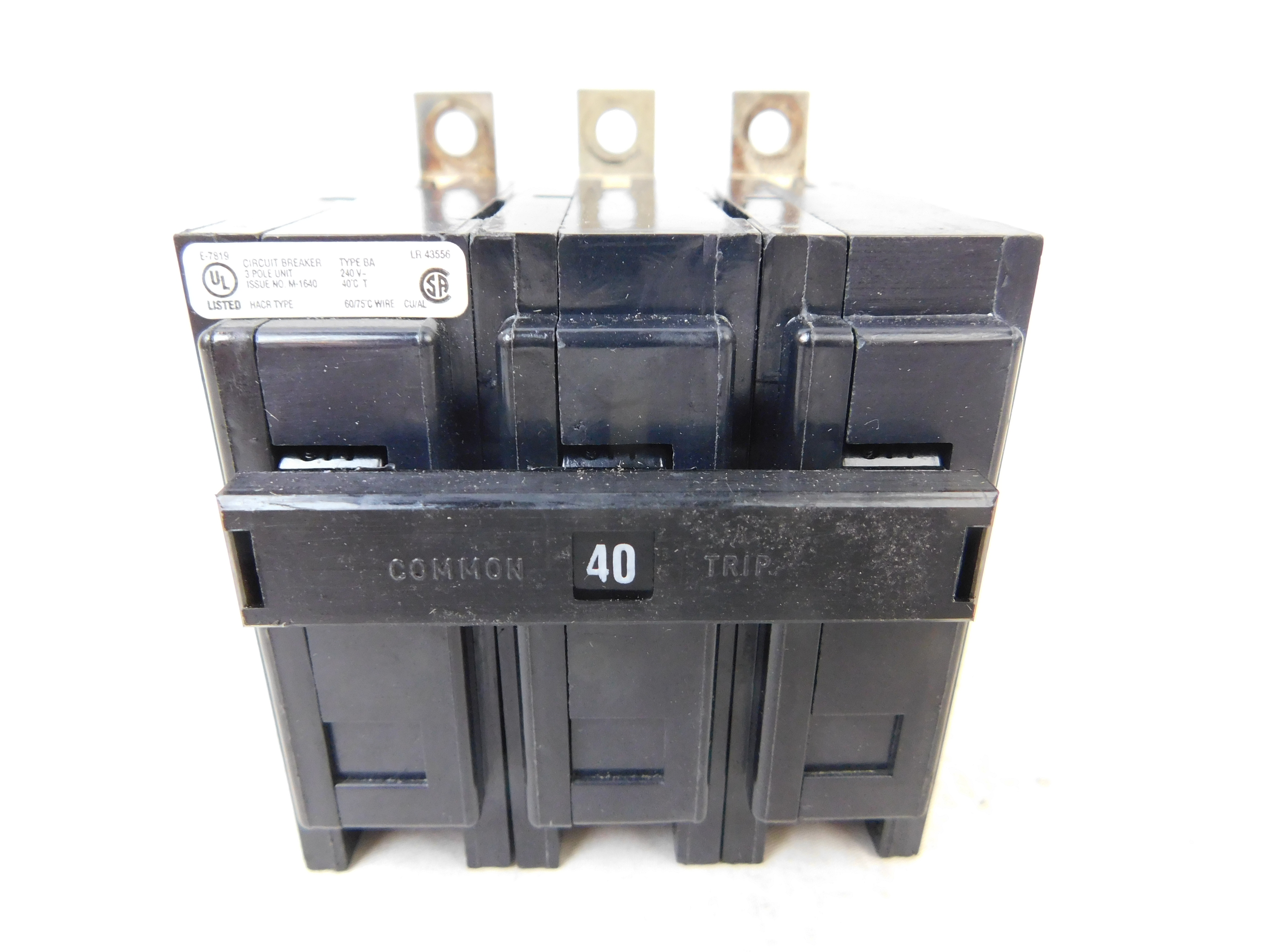 Eaton BAB3040H Circuit Breaker (Used)