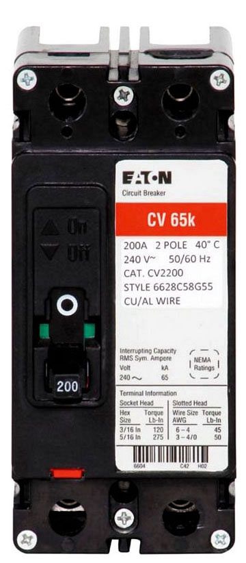 Eaton CVS2200XMM Molded Case Breakers MCCBs (Repackaged)