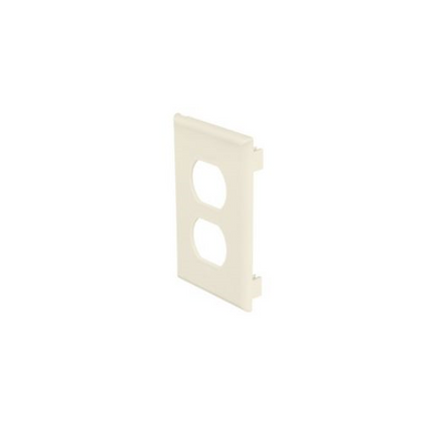 Panduit T70PIW Surface Raceway Snap-On 106 Duplex Faceplate