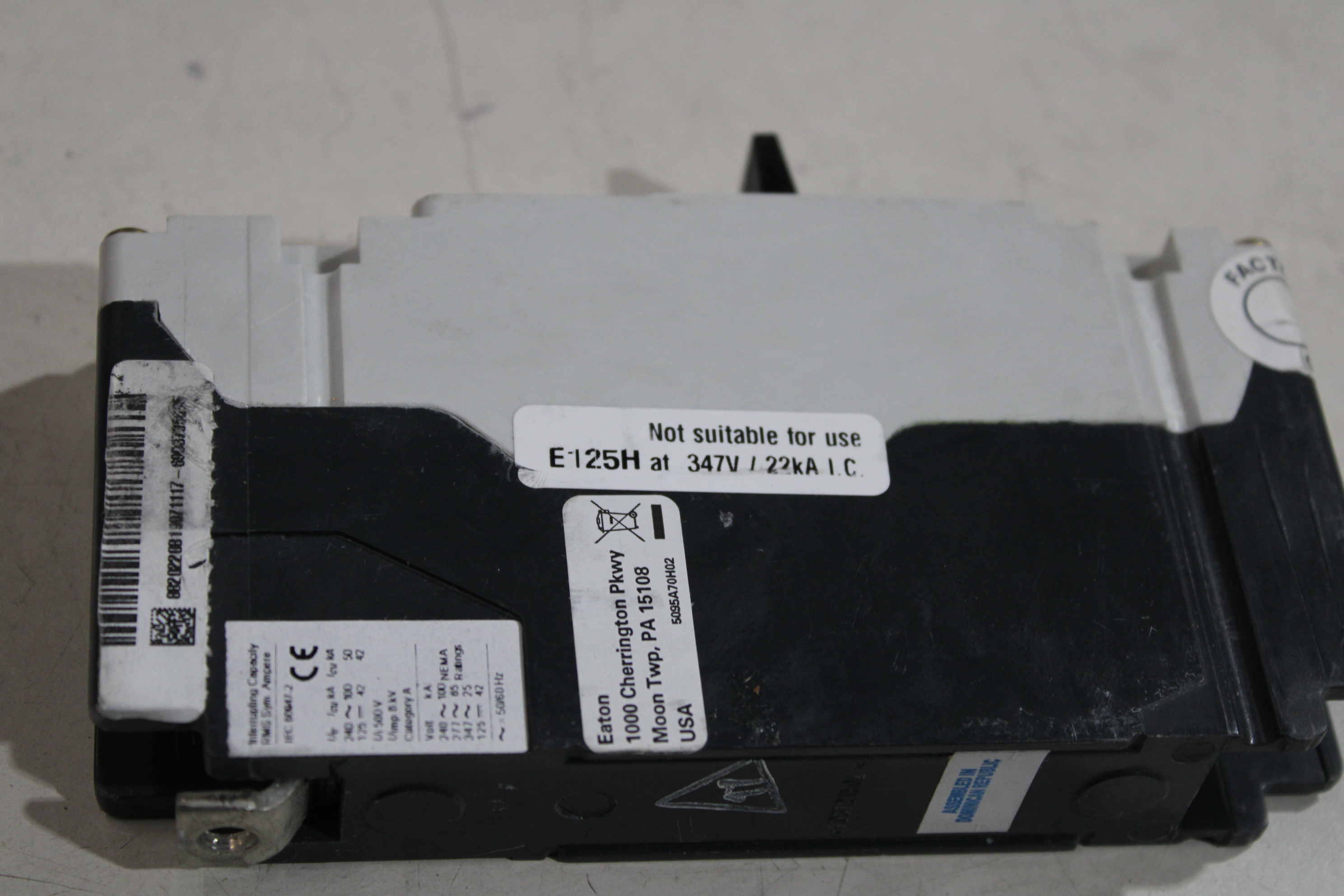 Eaton EHG1025FFB Molded Case Breakers MCCBs (Used)