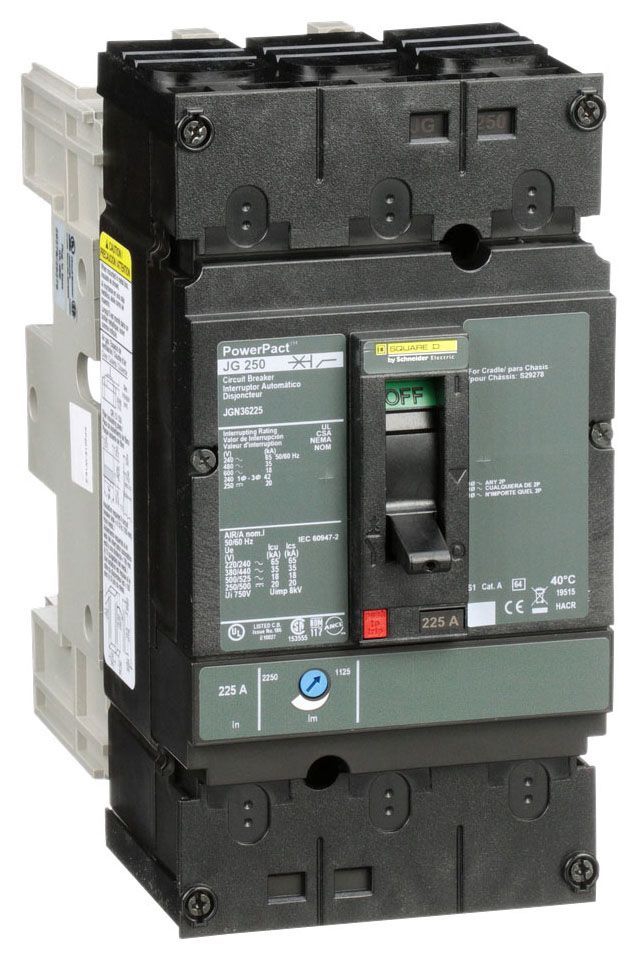 Square D JGN36225 Molded Case Breakers (MCCBs) (Repackaged)