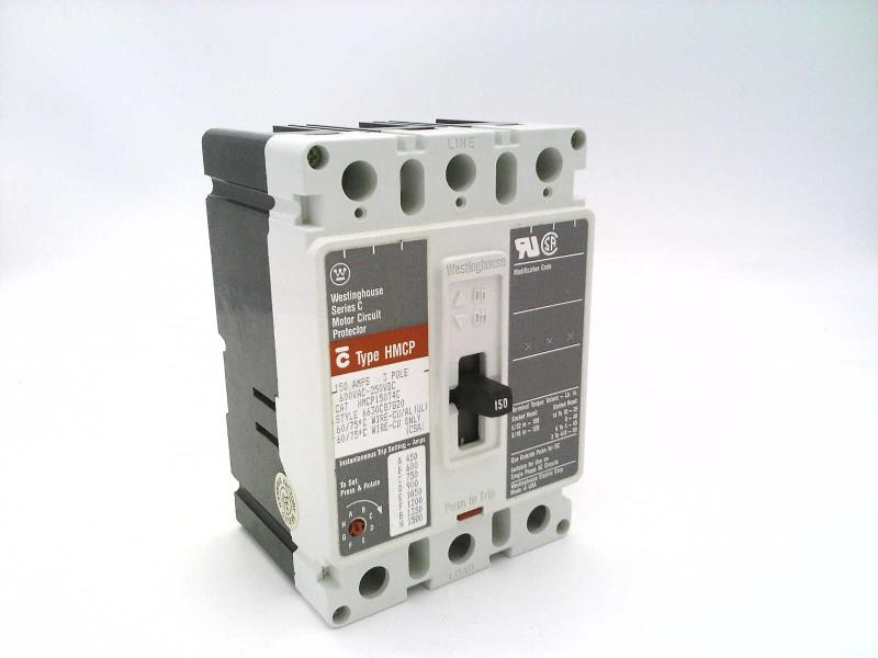 Eaton HMCP150U4C Motor Circuit Protector (MCPs) (Damaged, For Parts or Repair) Eaton HMCP150U4C Motor Circuit Protector (MCPs) (Damaged, For Parts or Repair)