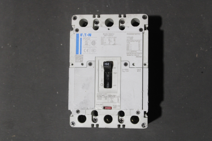 Eaton PDG23G0150TFFL Molded Case Breakers (MCCBs) (Damaged, For Parts or Repair) Eaton PDG23G0150TFFL Molded Case Breakers (MCCBs) (Damaged, For Parts or Repair)