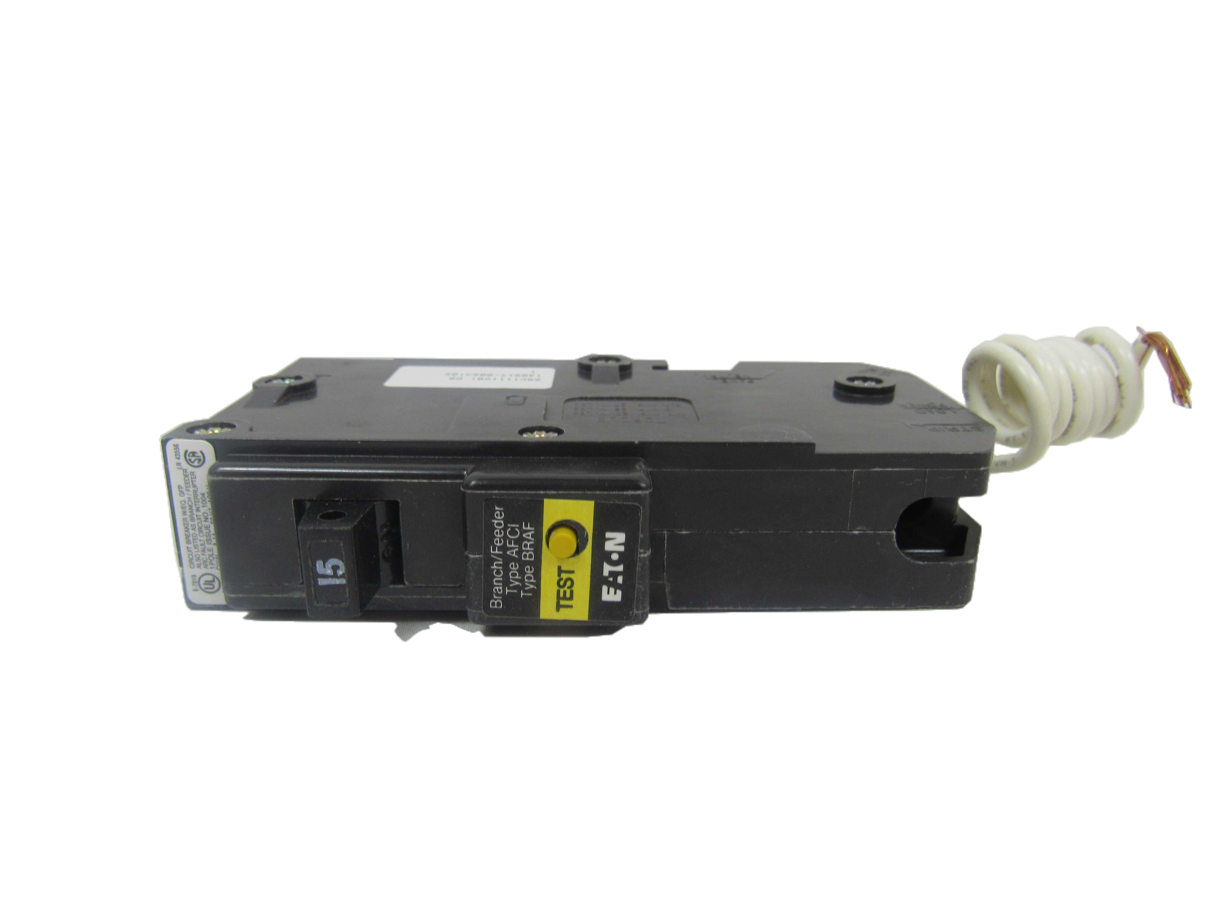 Eaton BR115AF Arc Fault Circuit Breaker (Used)