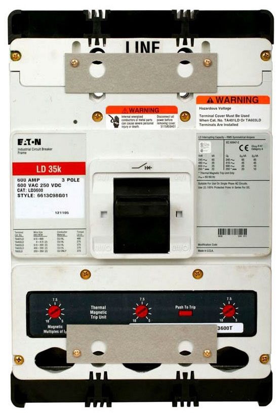 Eaton LDB3450 Molded Case Breakers MCCBs