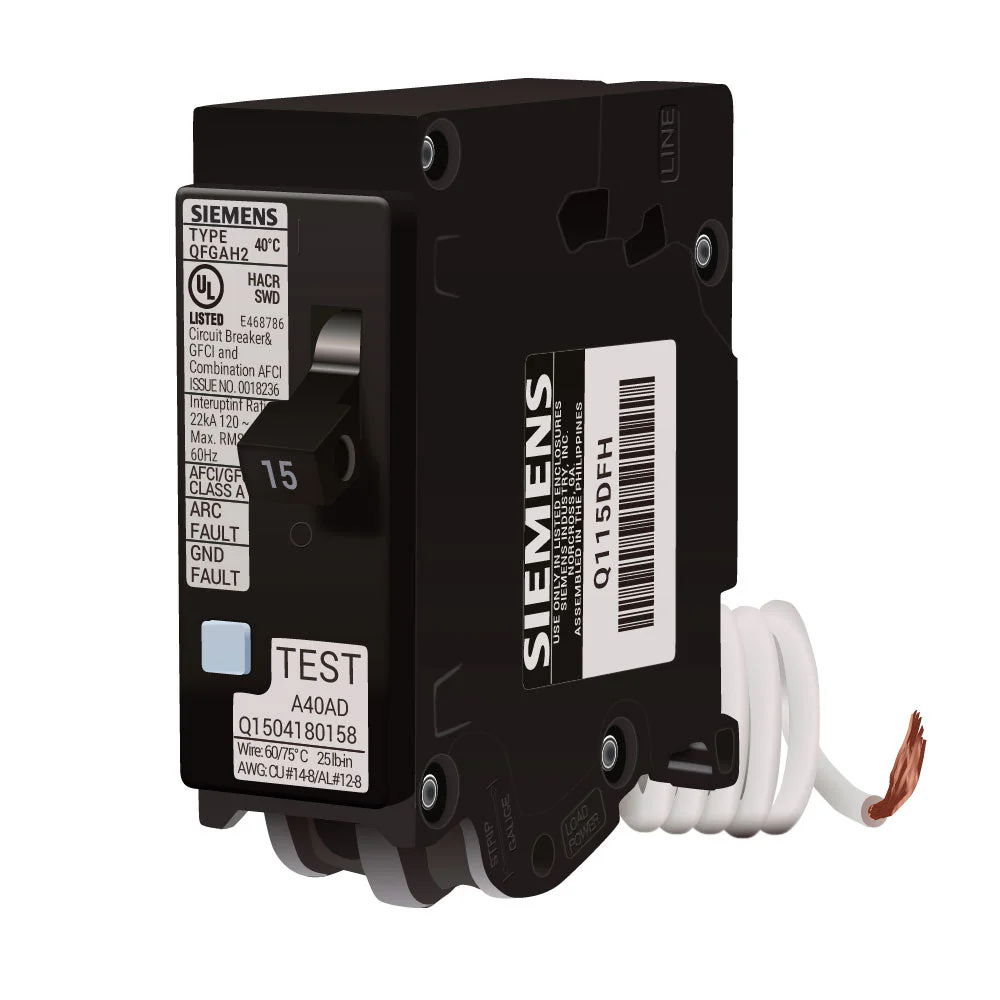 Siemens Q115DFH Miniature Circuit Breakers MCBs