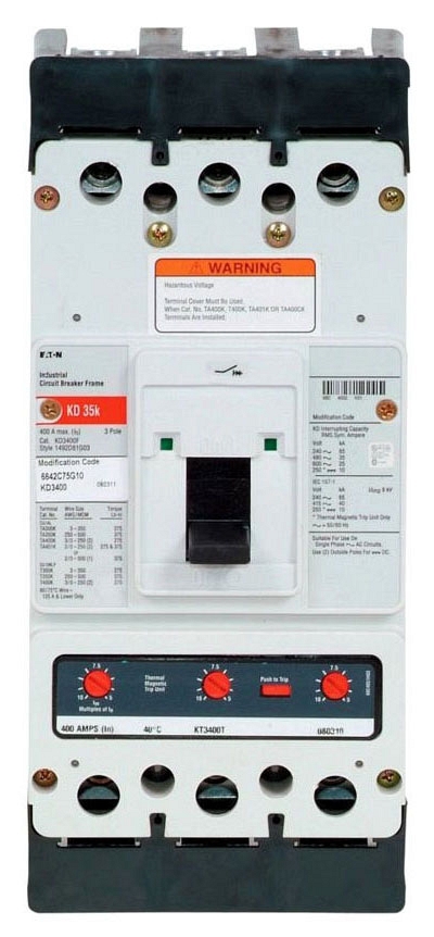 Eaton KDB3125FT33W Molded Case Breakers (MCCBs)
