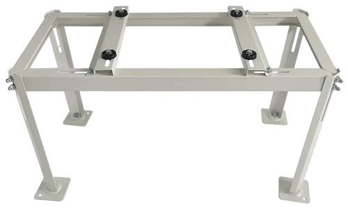 ARMBRIDGE Heavy-Duty Mini Split Ground Stand, Zinc-Coated Brackets for 9,000–60,000 BTU Units Weatherproof Design, 330+ lbs Capacity