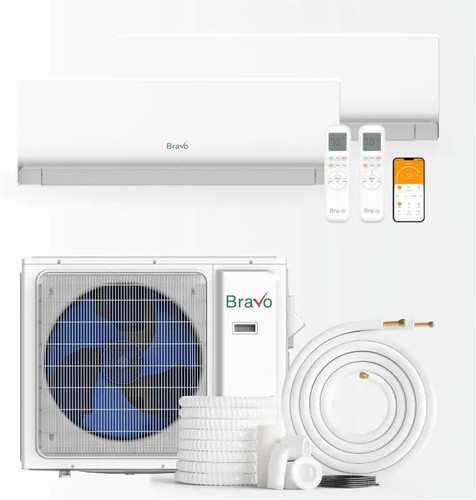 Installation Kit Bravo 36000 BTU Ductless Mini Split Air Conditioner with R32 refrigerant 230V SEER 23.0 Inverter
