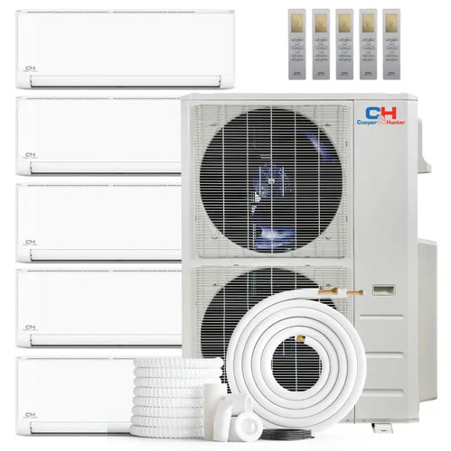 Cooper & Hunter 48000 BTU Ductless Mini Split Air Conditioner with R410A refrigerant 230V SEER 22.4 Inverter