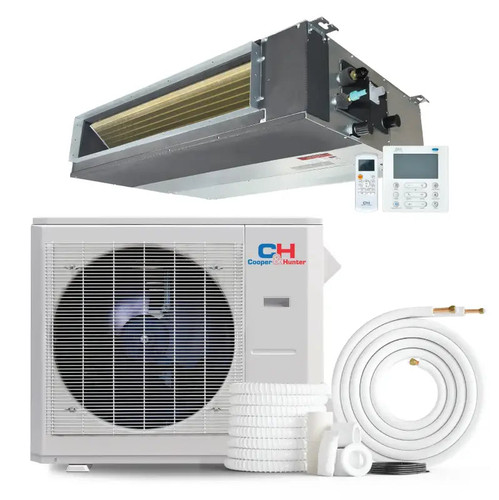 Cooper & Hunter 12,000 BTU 230V Ducted Mini Split AC Concealed Duct Heat Pump