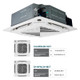 Cooper & Hunter 5 Zone 60,000 BTU Ceiling Cassette Ductless Mini Split AC/Heat Pump 9K+9K+9K+12K+12K - R454B
