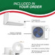 Installation Kit Bravo 24000 BTU Ductless Indoor Unit Mini Split Air Conditioner with R32 refrigerant 230V SEER 23.0 Inverter