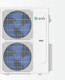Installation Kit Bravo 42000 BTU Ductless Outdoor Unit Mini Split Ceiling Cassette Air Conditioner with R32 refrigerant 23...
