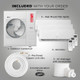 Components OLMO 42000 BTU Ductless Mini Split Smart WiFi Control with R454B refrigerant 230V Inverter